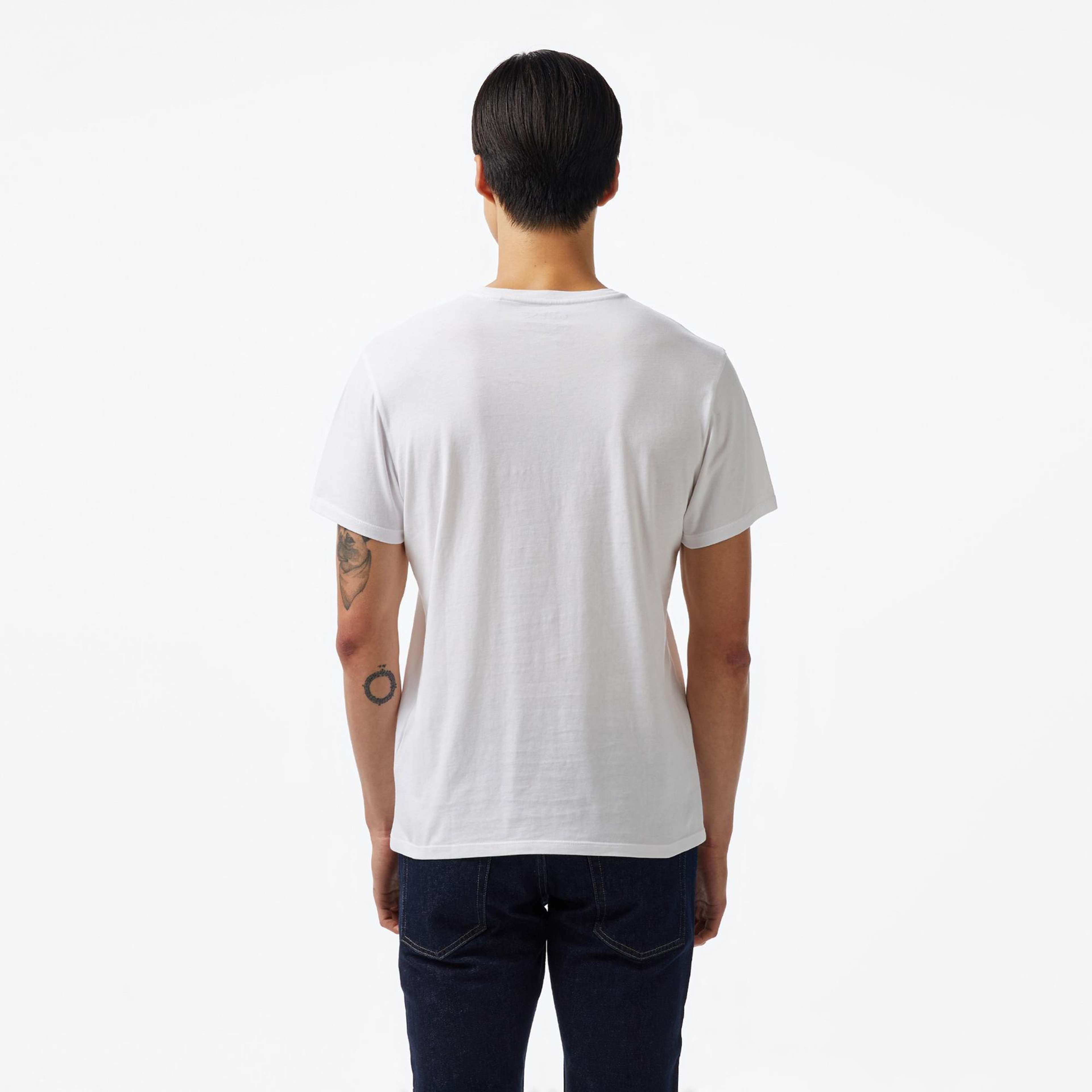 Guess Logombed 160 Erkek Beyaz T-Shirt