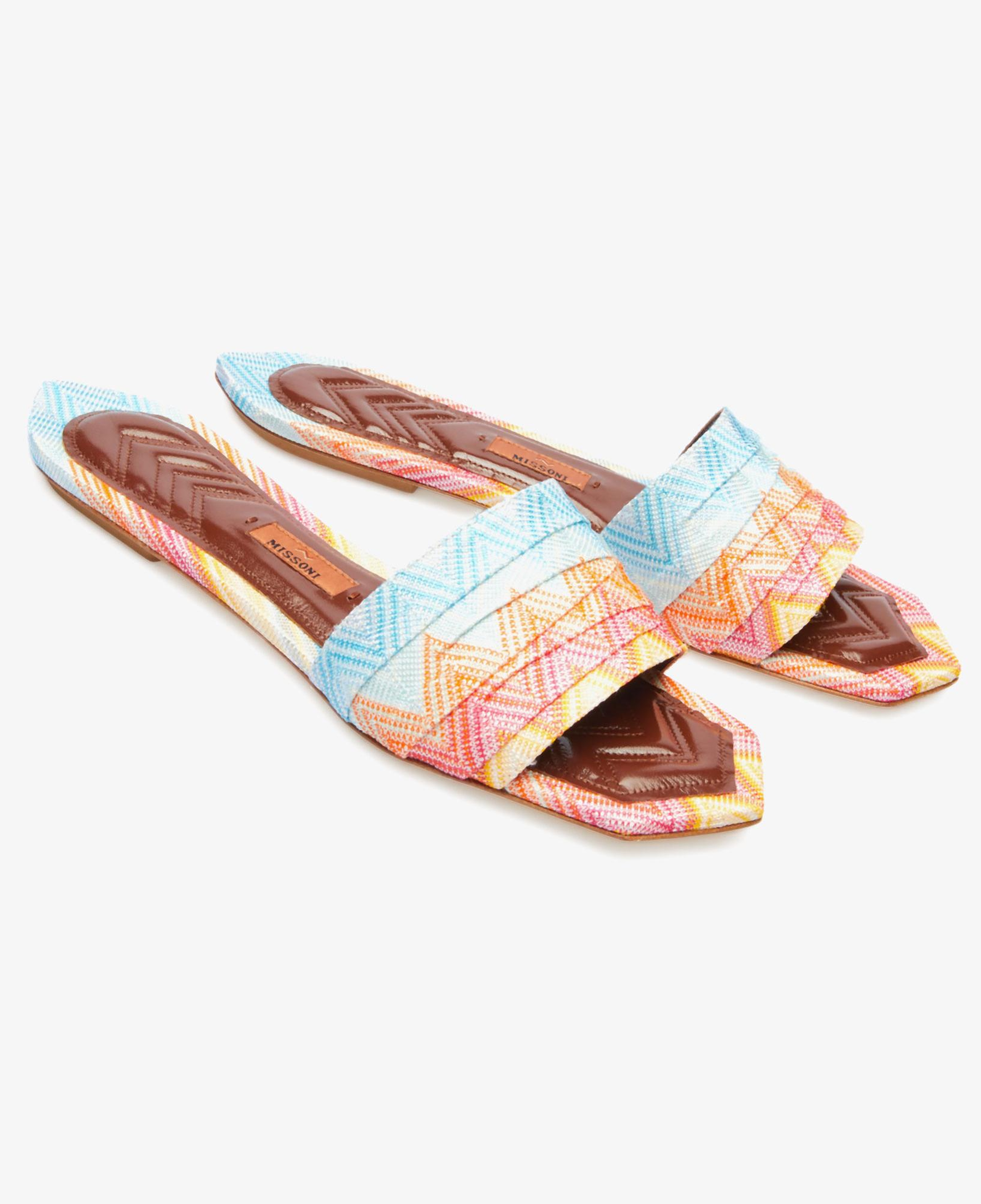 Missoni Gia Flat Wave Kadın Sarı Terlik