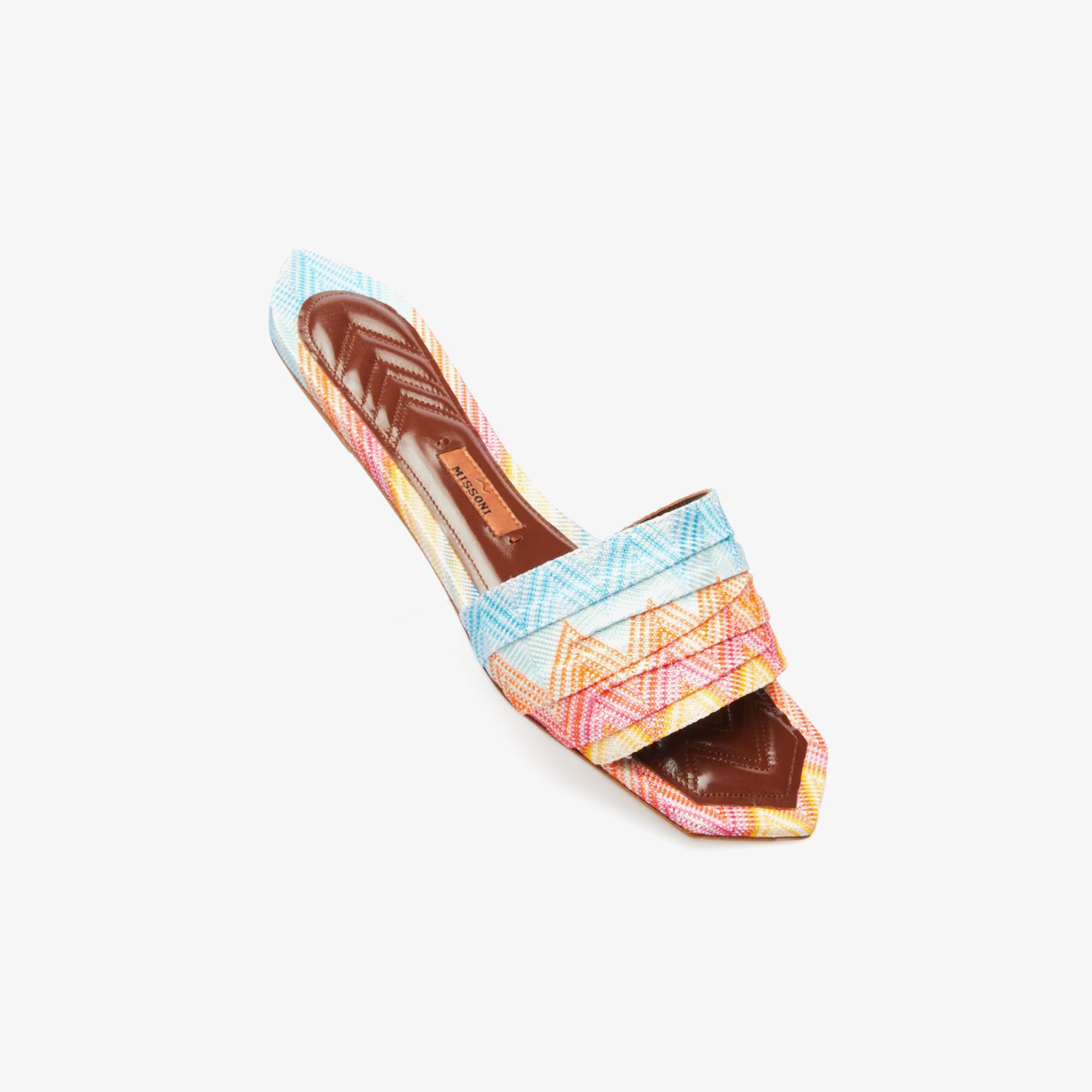 Missoni Gia Flat Wave Kadın Sarı Terlik