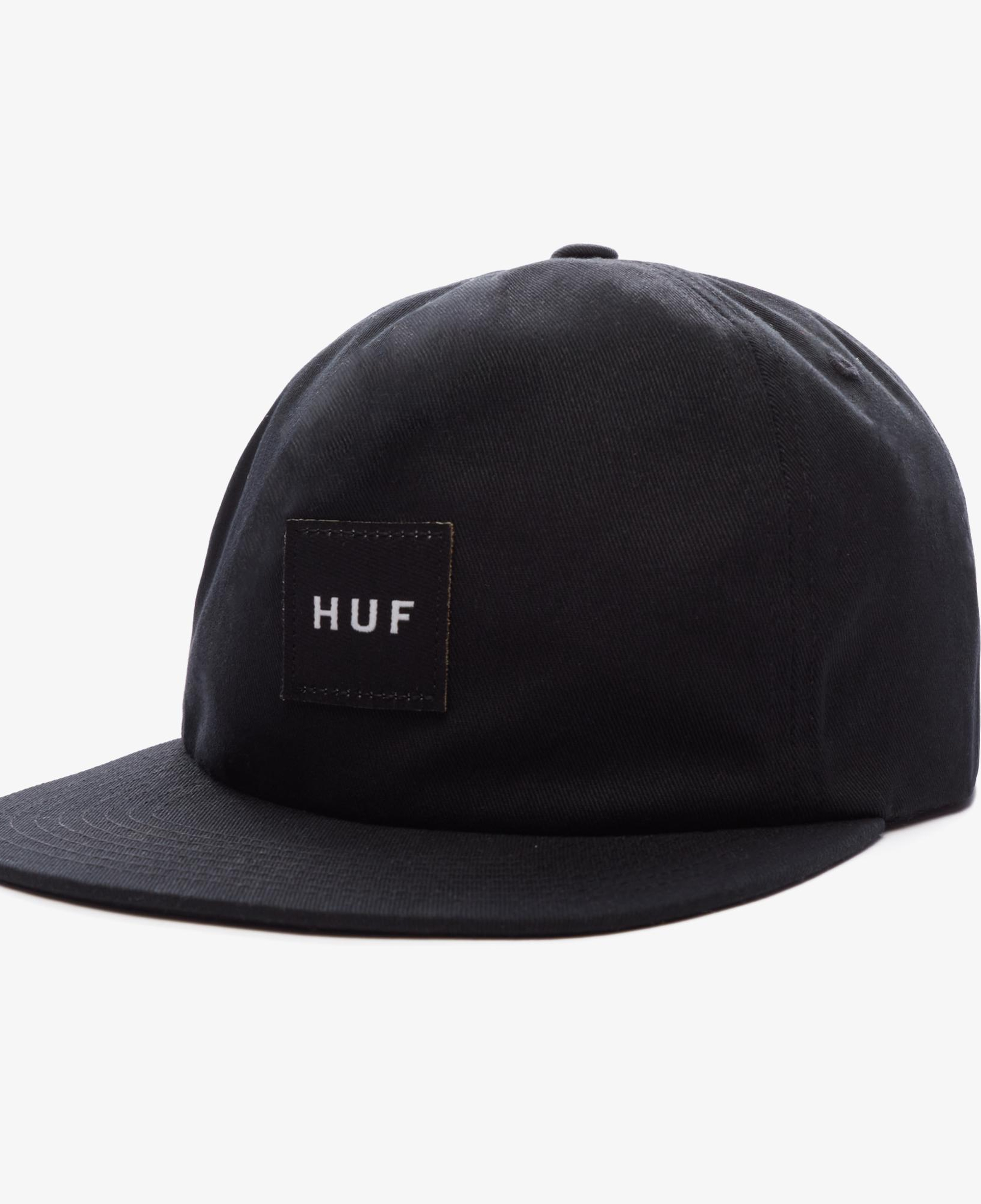 HUF Ess Unstructured Box Snapback Erkek Siyah Şapka