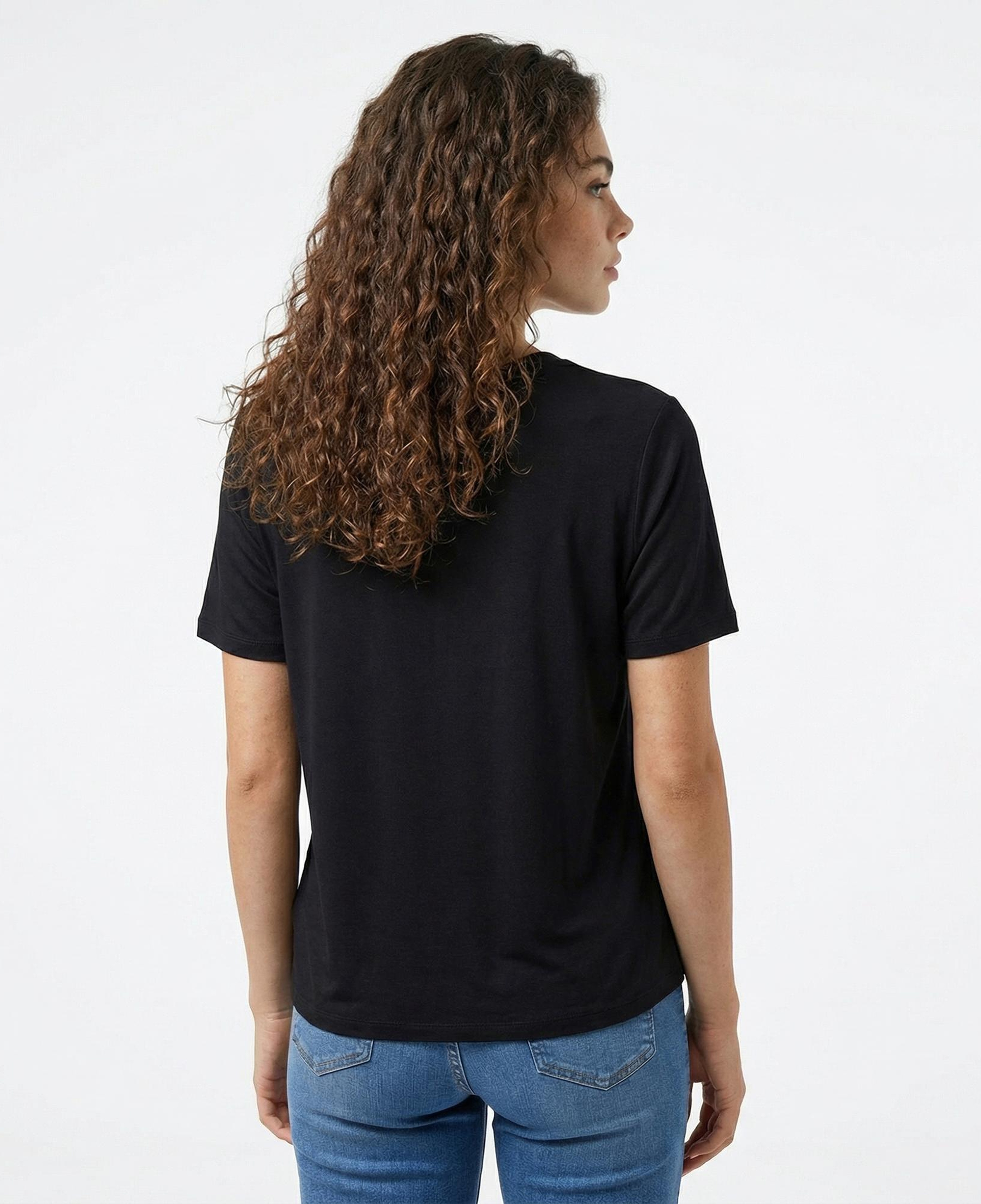 Liu Jo Kadın Siyah T-Shirt