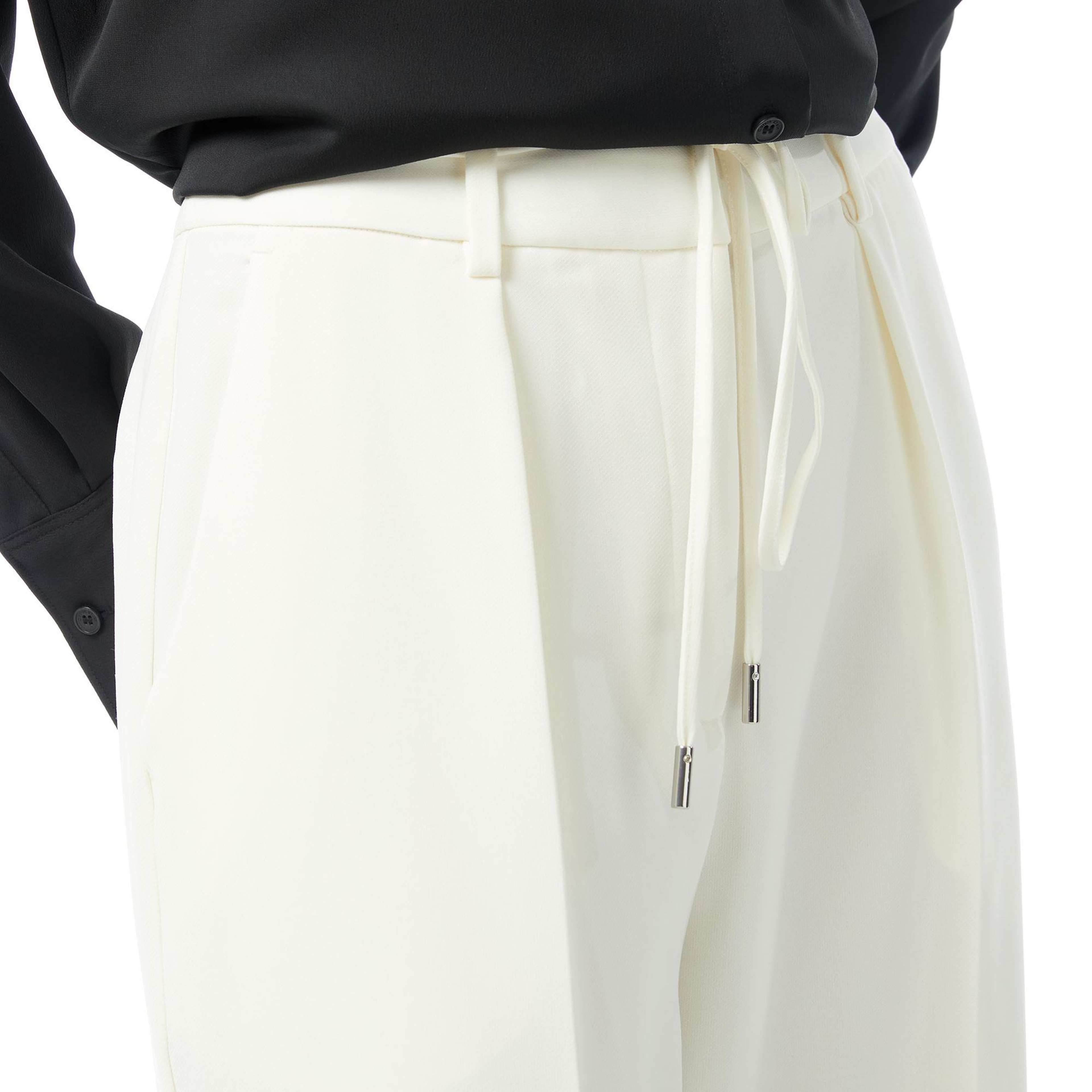 Calvin Klein Premium Essentials Kadın Beyaz Pantolon