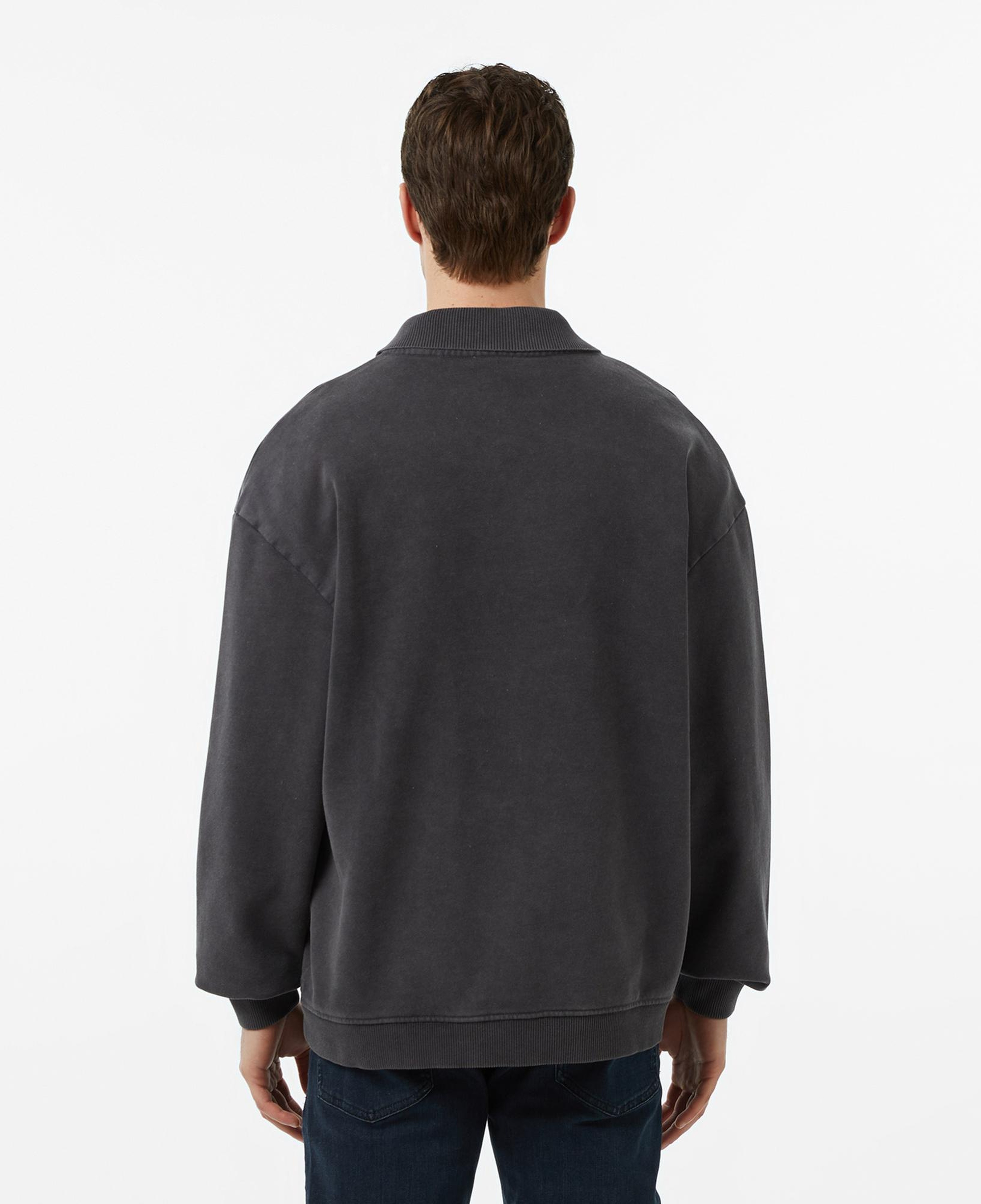 Hugo Delwy Erkek Siyah Sweatshirt