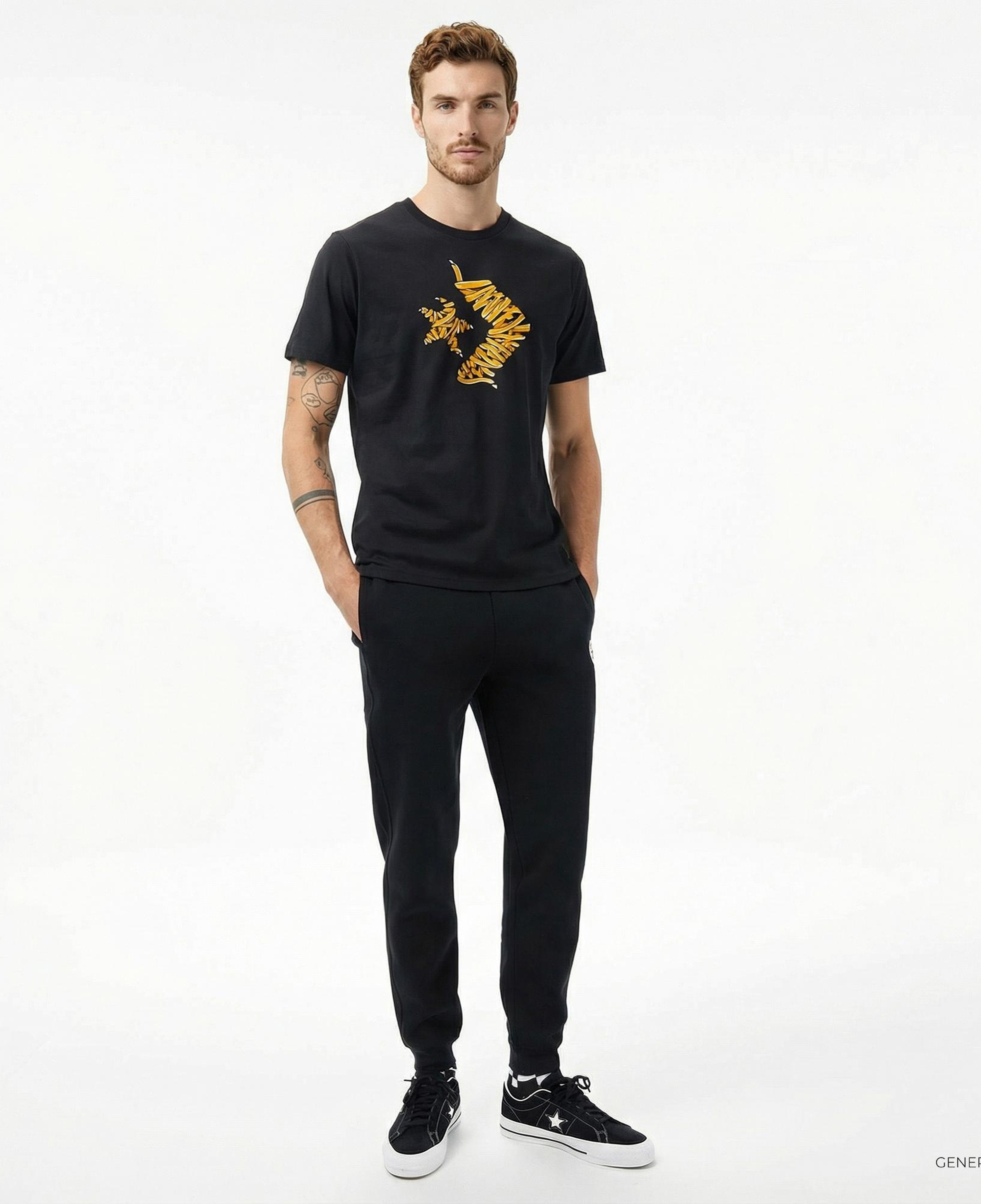 Converse Erkek Siyah Eşofman Altı