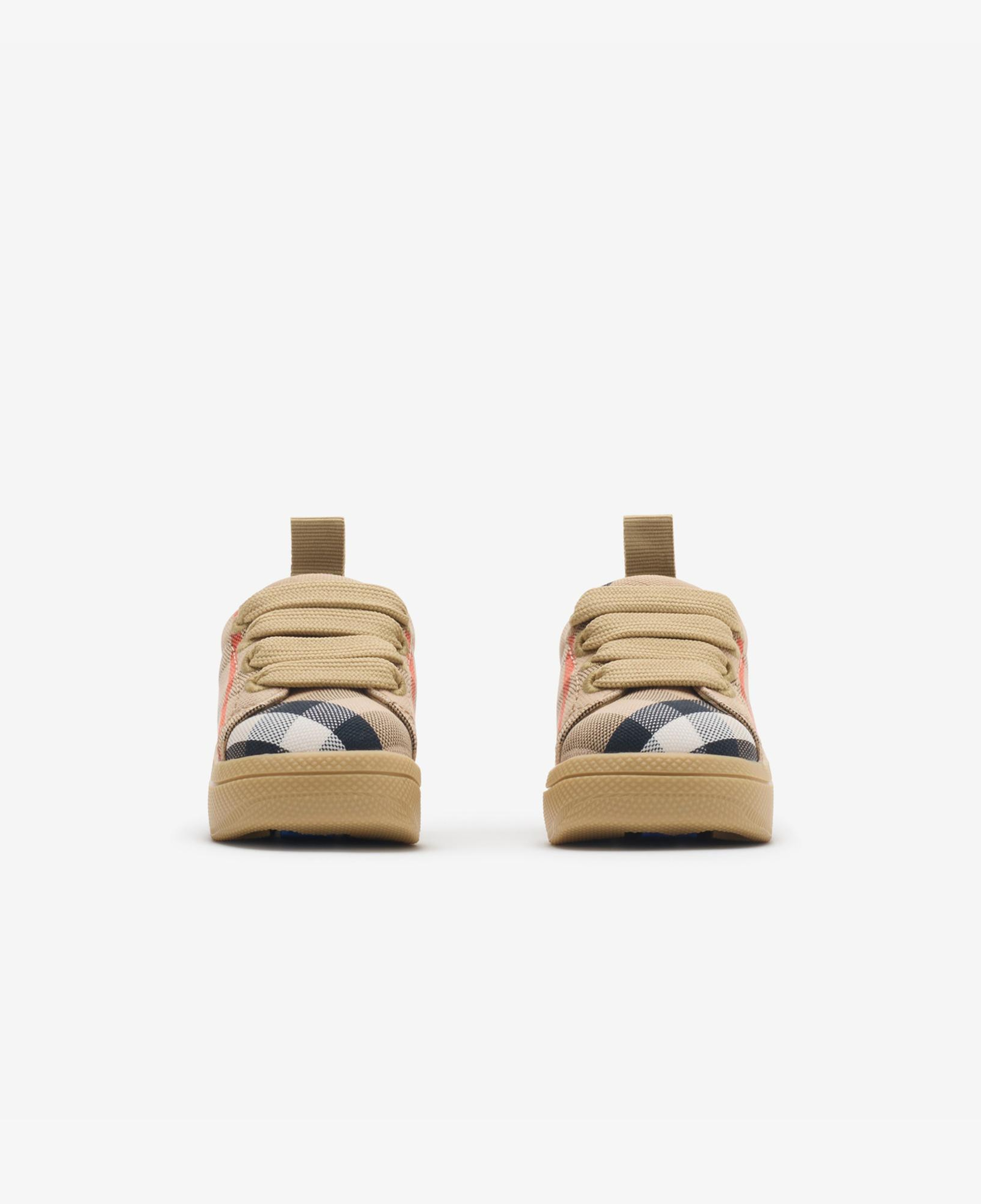 Burberry Cambridge Check Çocuk Bej Sneaker