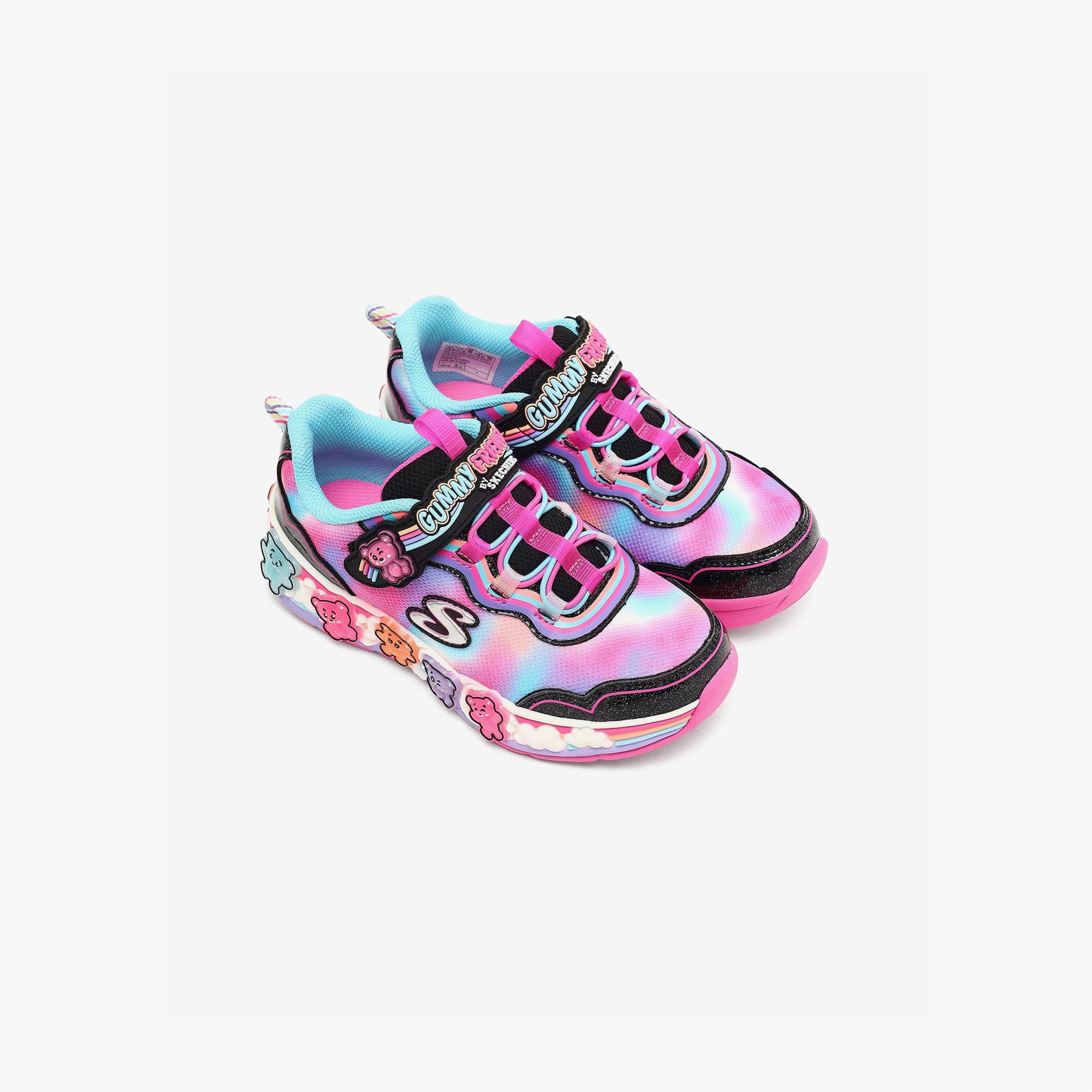 Skechers Sweet Kickz Gummy Friends Çocuk Siyah Spor Ayakkabı