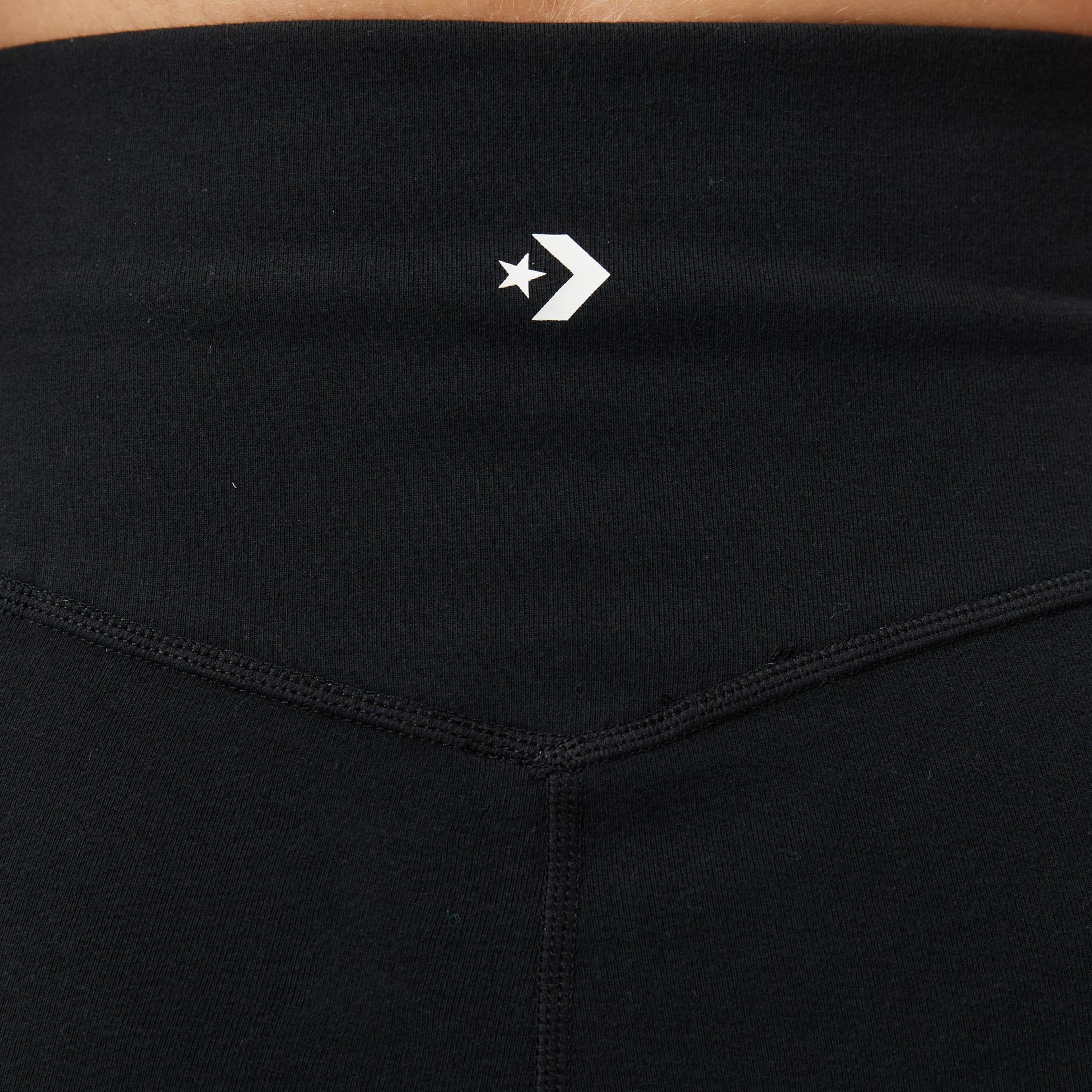 Converse Star Chevron Kadın Siyah Kısa Tayt
