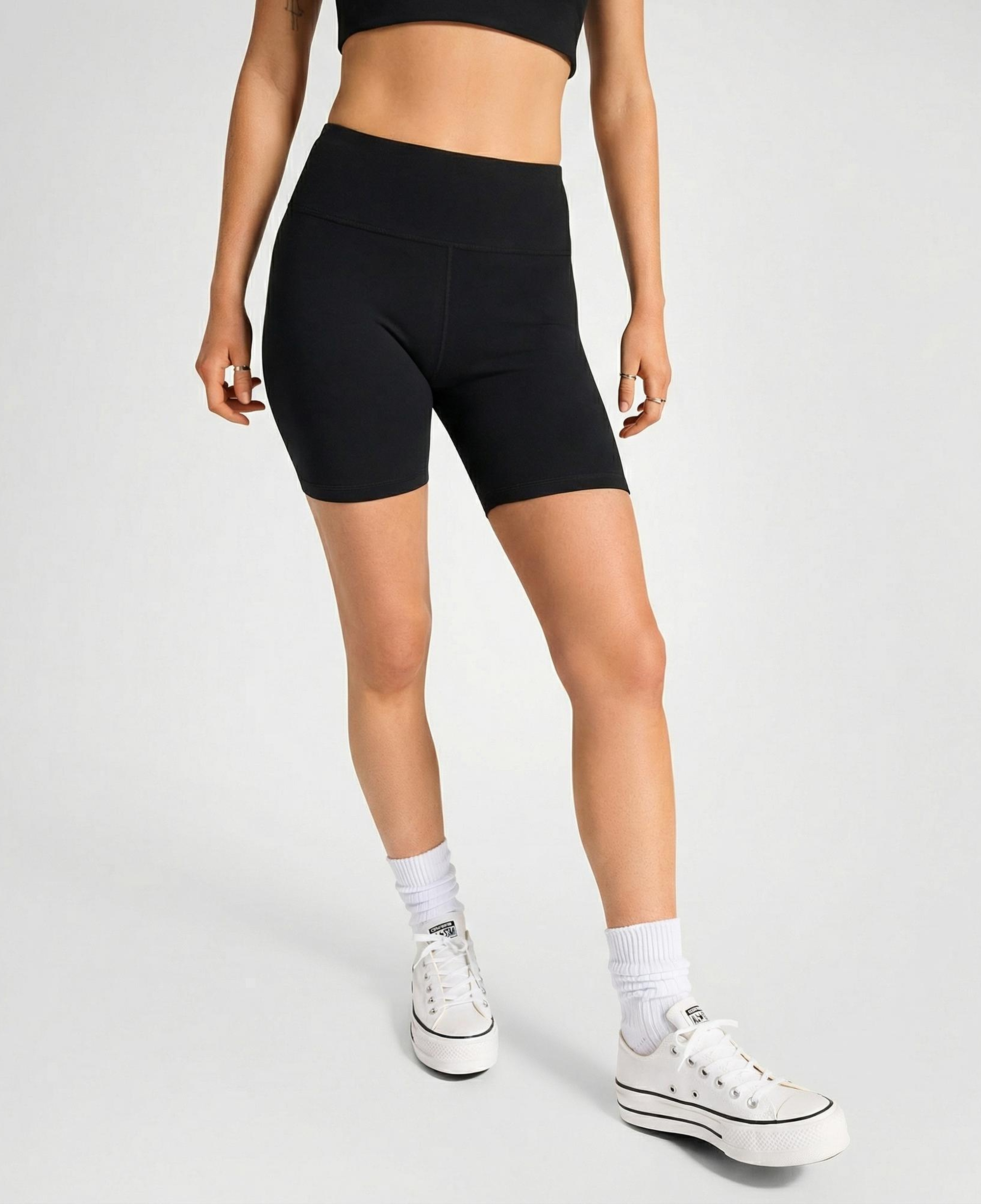 Converse Star Chevron Kadın Siyah Kısa Tayt