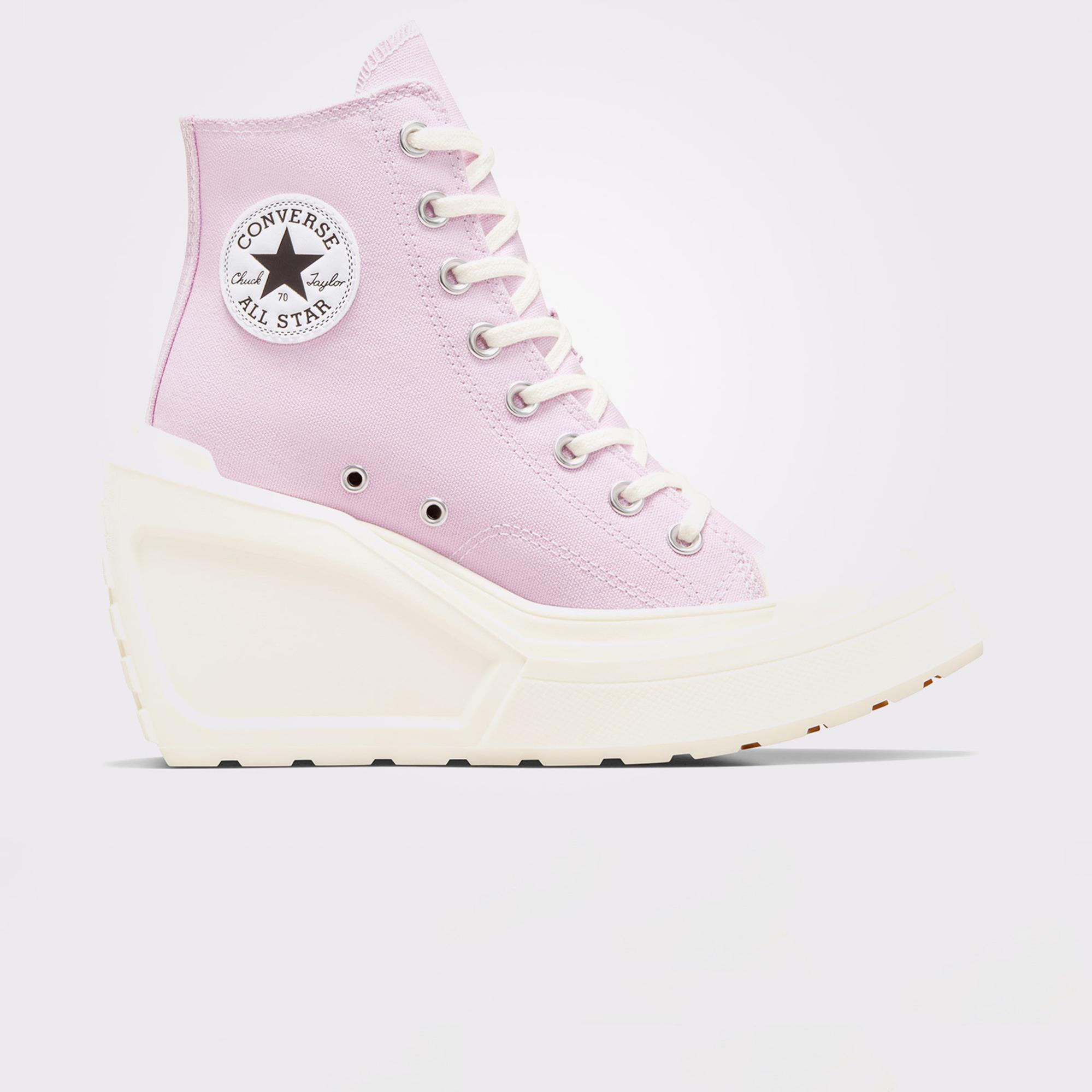 Converse Chuck 70 De Luxe Wedge Kadın Pembe Platform Sneaker