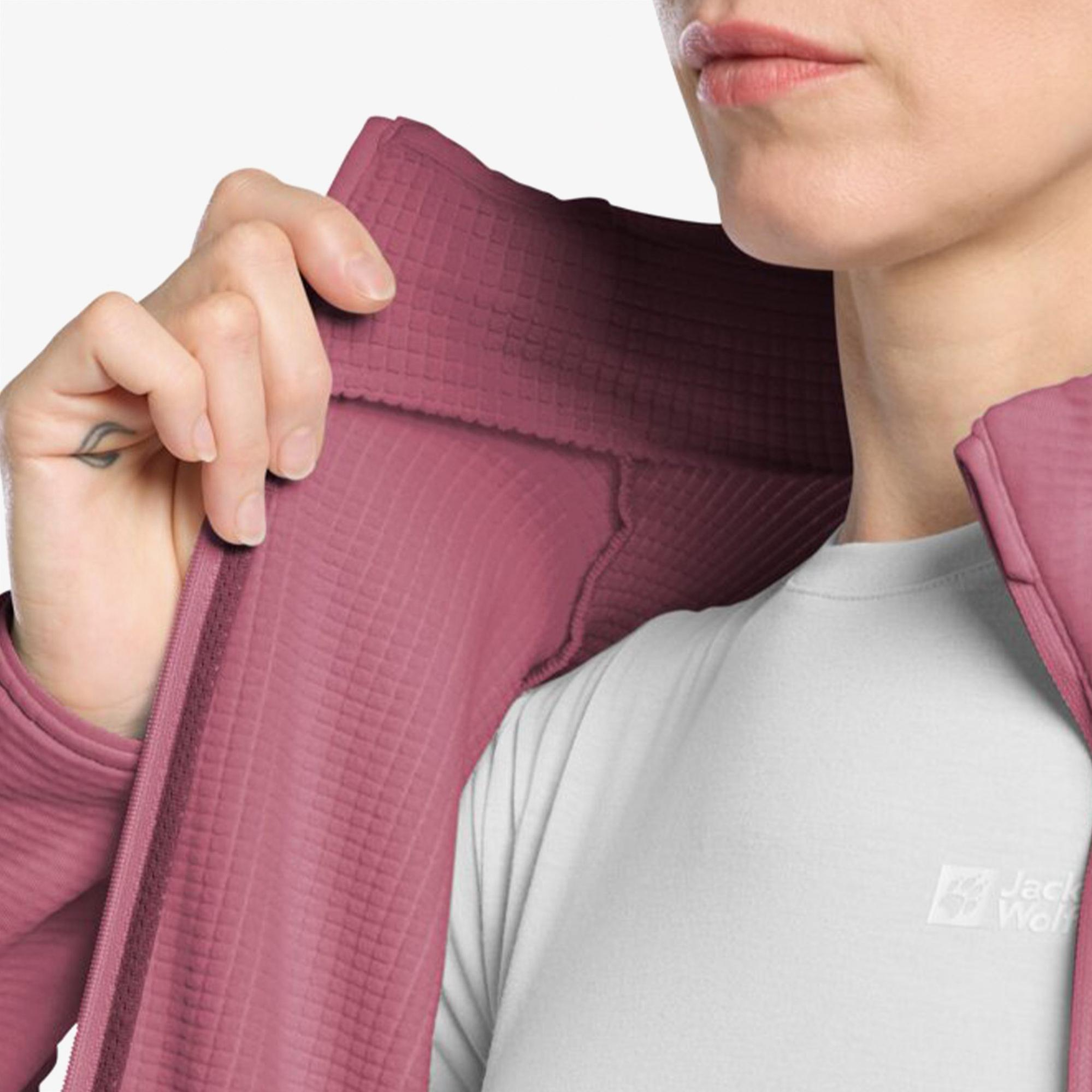 Jack Wolfskin Kolbenberg Full Zipped Kadın Krem Ceket