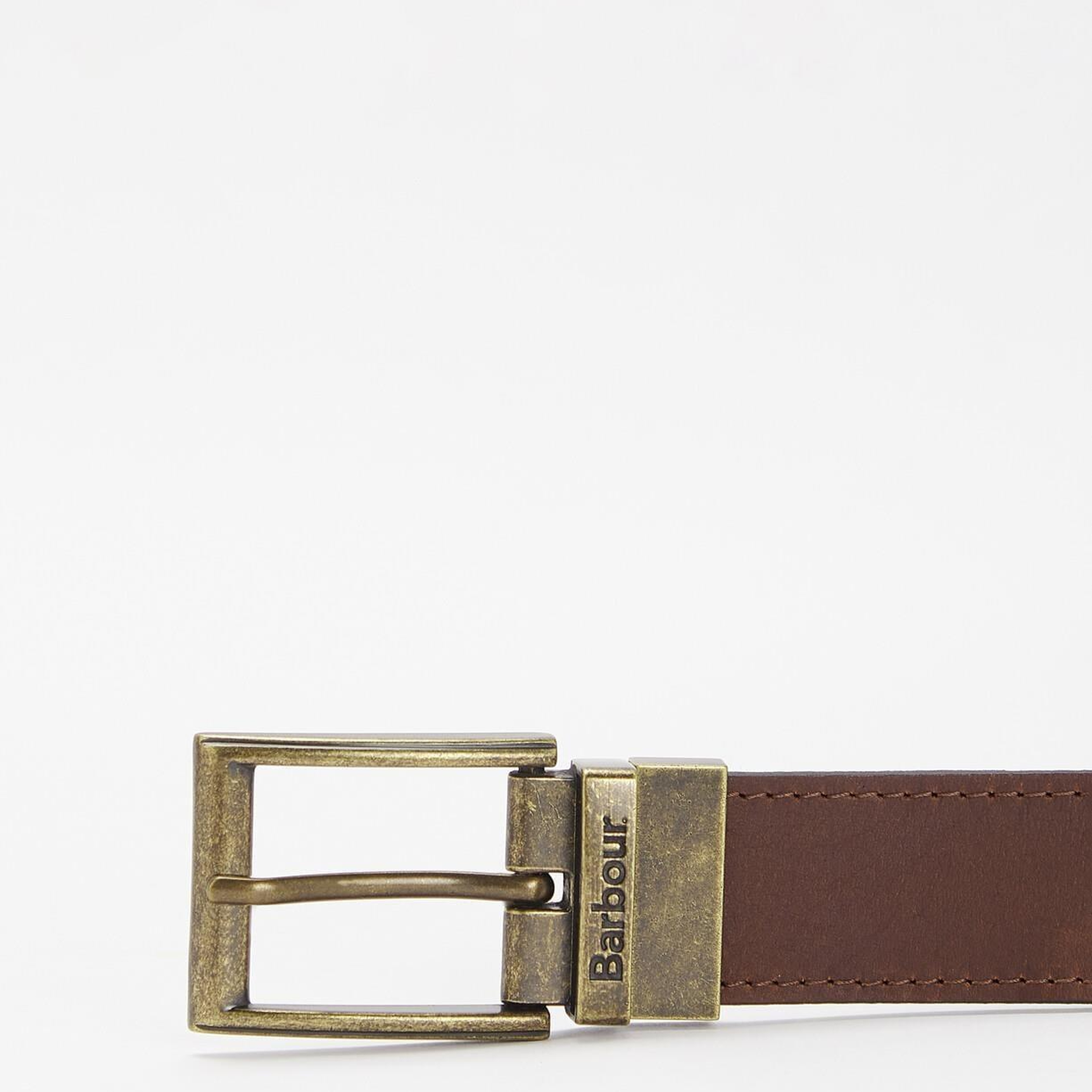 Barbour Reversible Tartan Deri Kemer