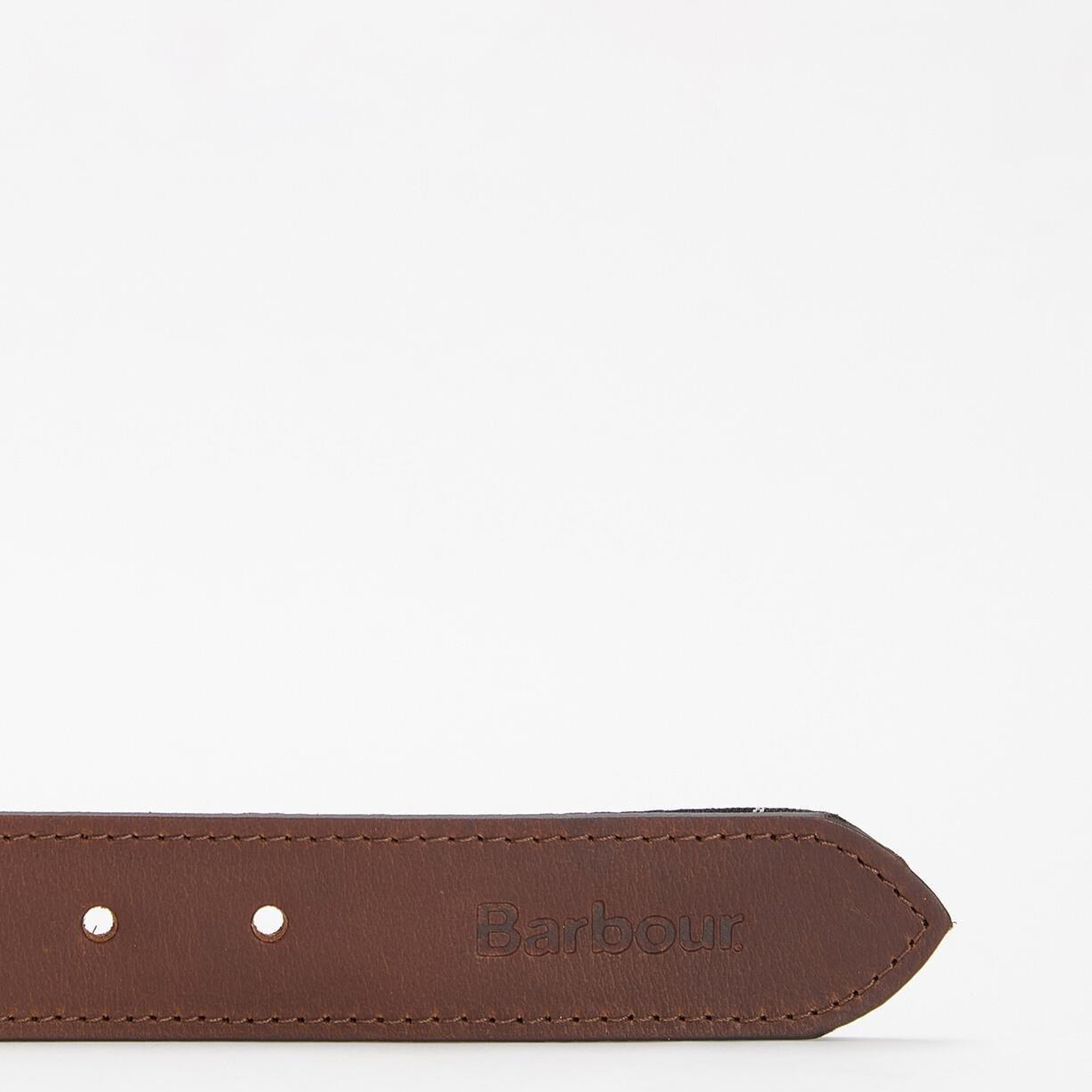 Barbour Reversible Tartan Deri Kemer