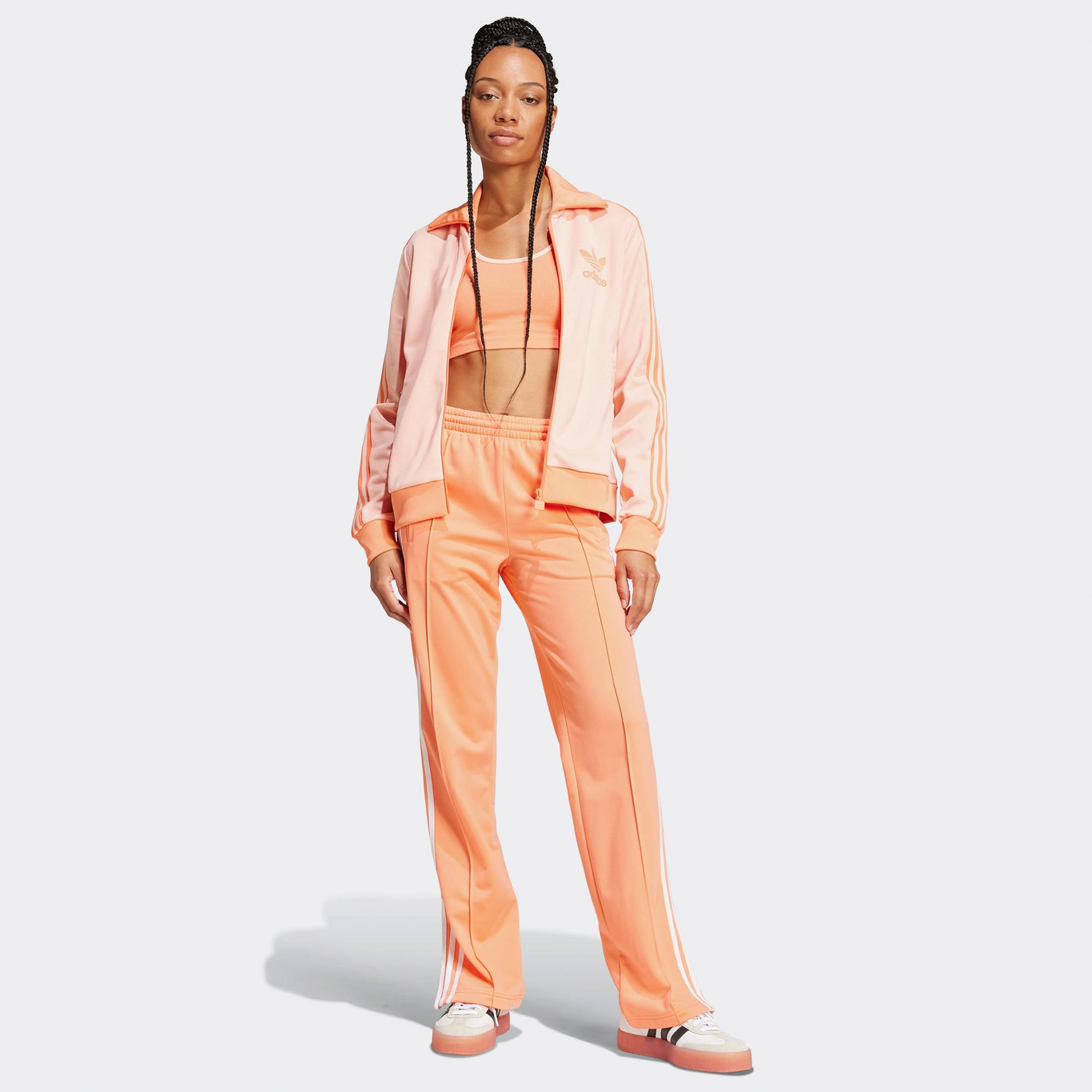 adidas Adicolor 3-Stripes Kadın Turuncu Kolsuz Bra