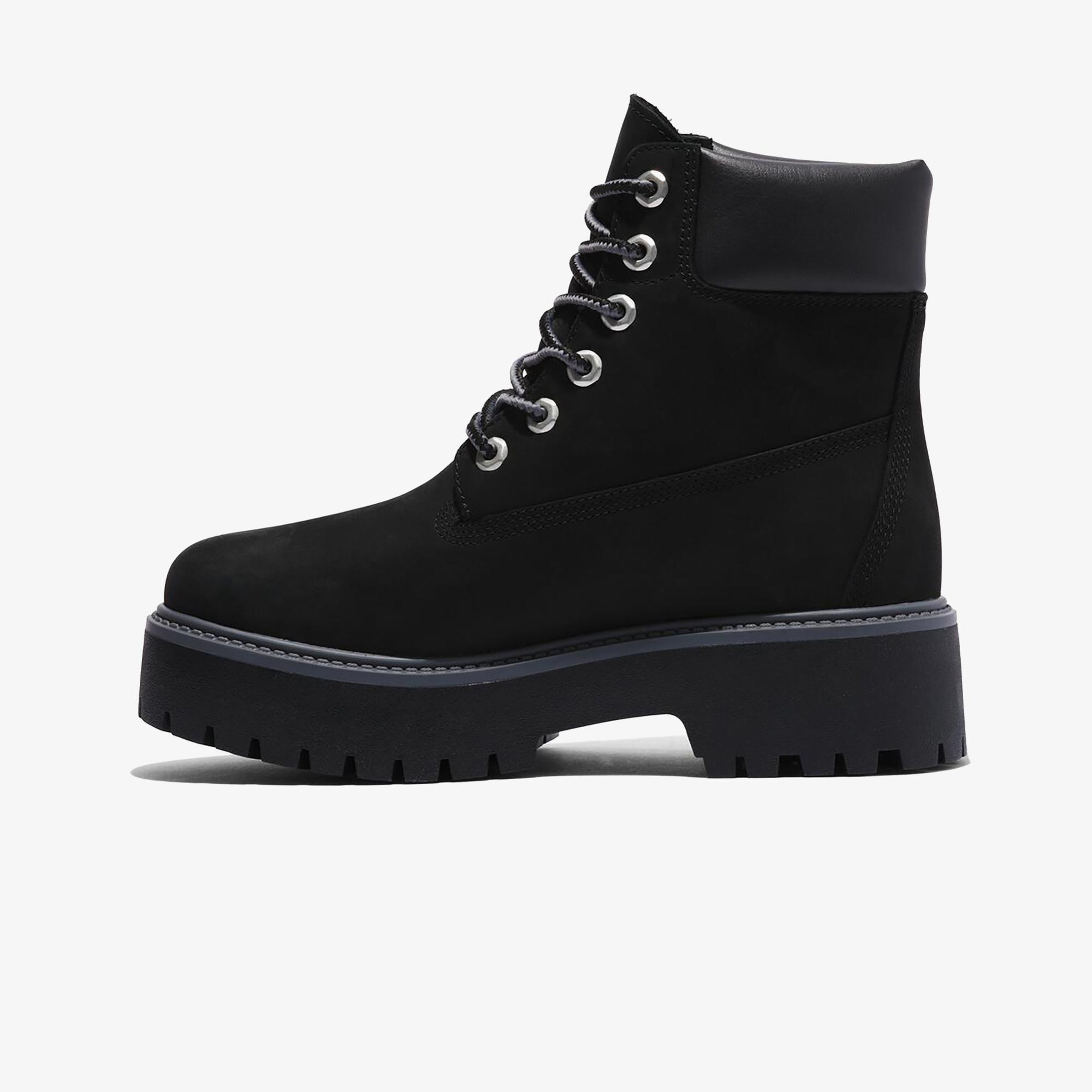 Timberland Stone Street 6 Inch Lace Up Kadın Siyah Bot