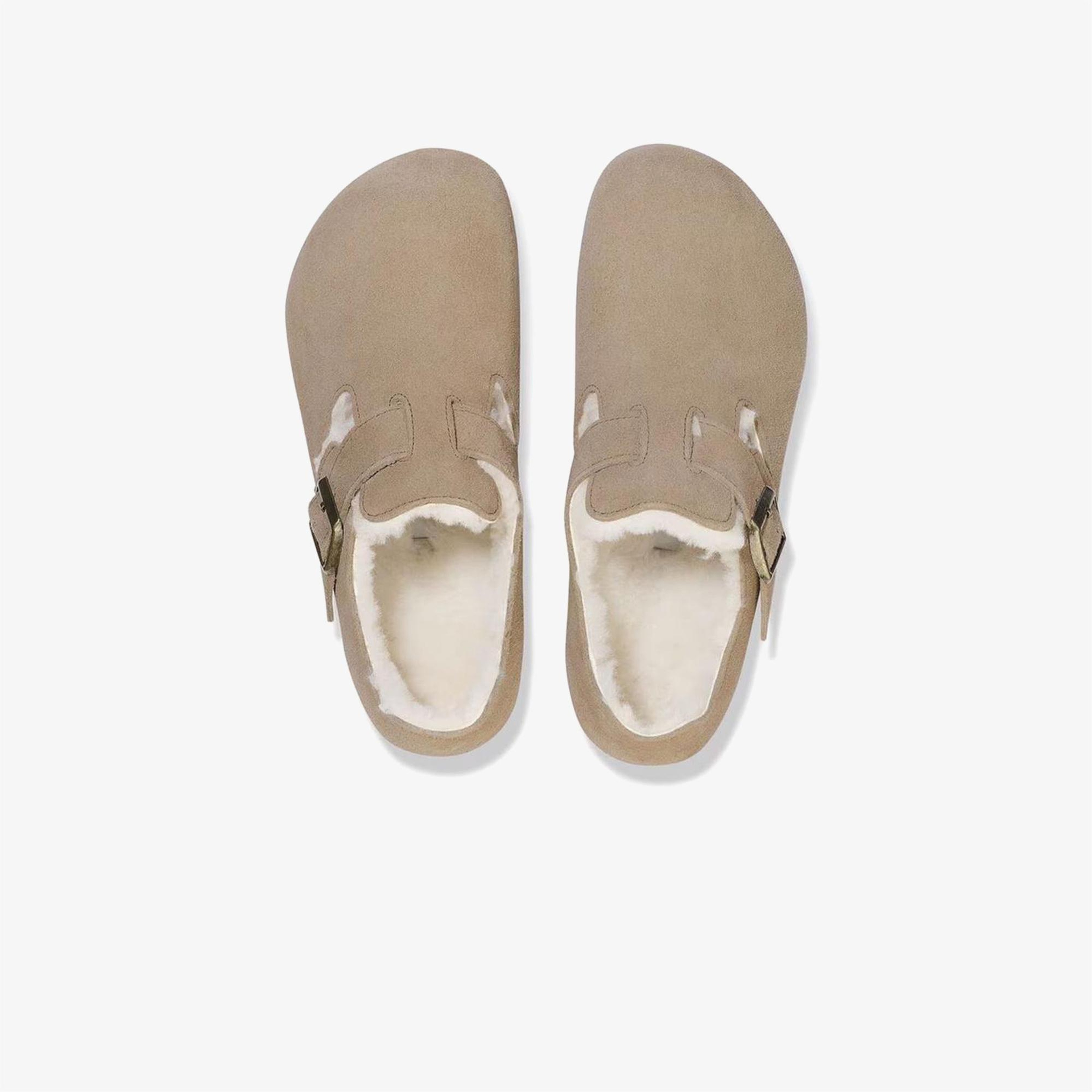 Birkenstock London VL Shearling Kadın Bej Günlük Ayakkabı