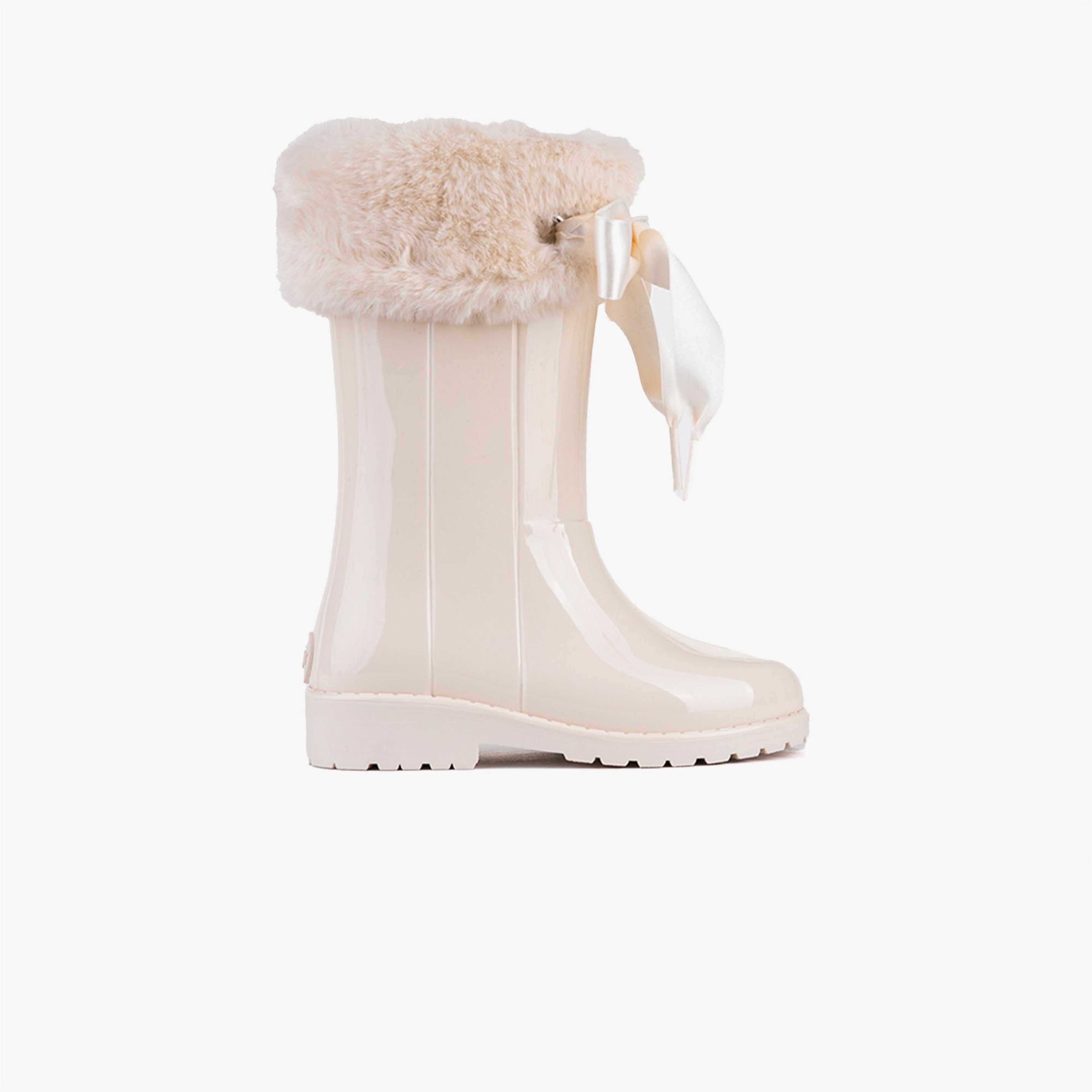 Igor Campera Charol Soft Çocuk Krem Yağmur Çizmesi