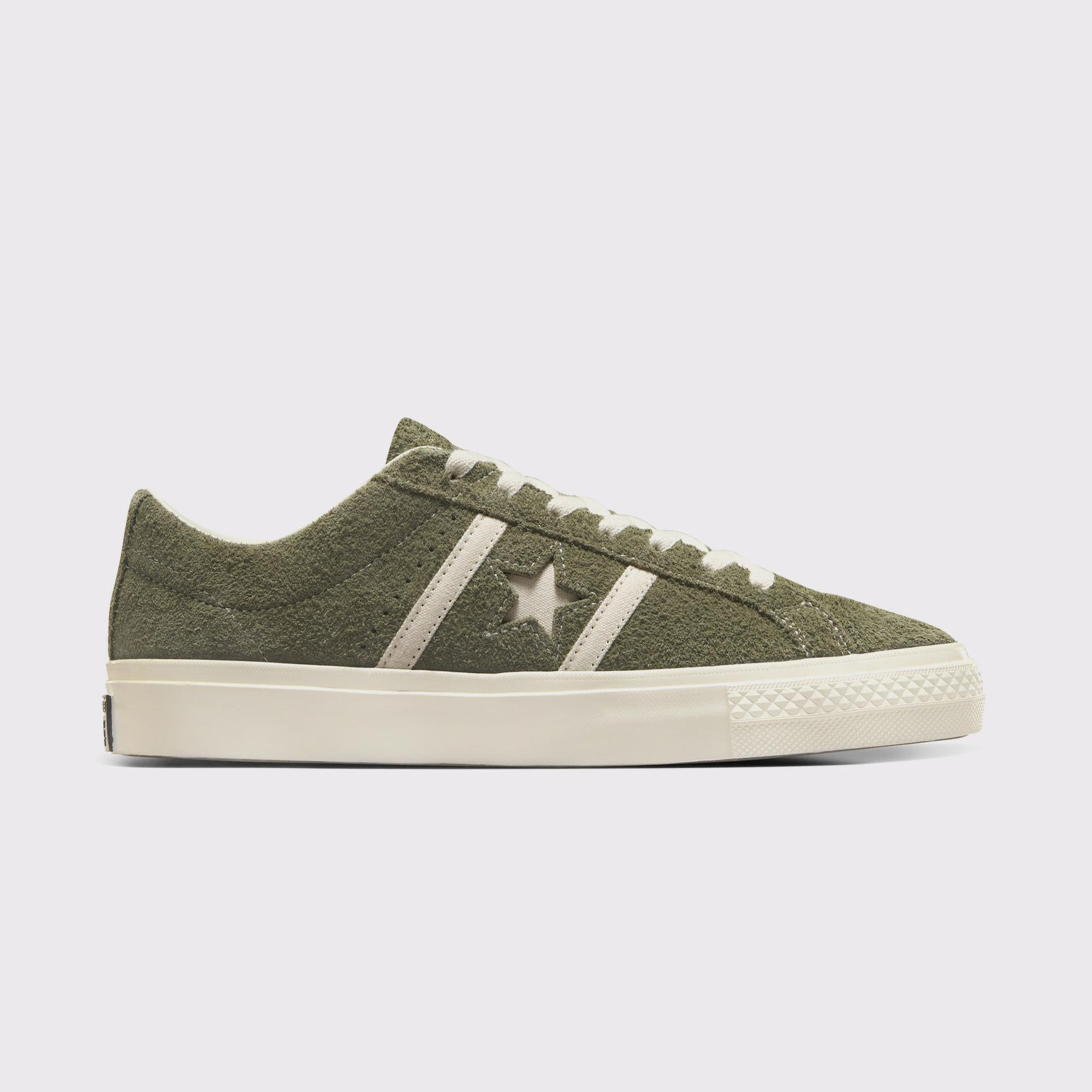 Converse One Star Academy Pro Unisex Yeşil Süet Sneaker