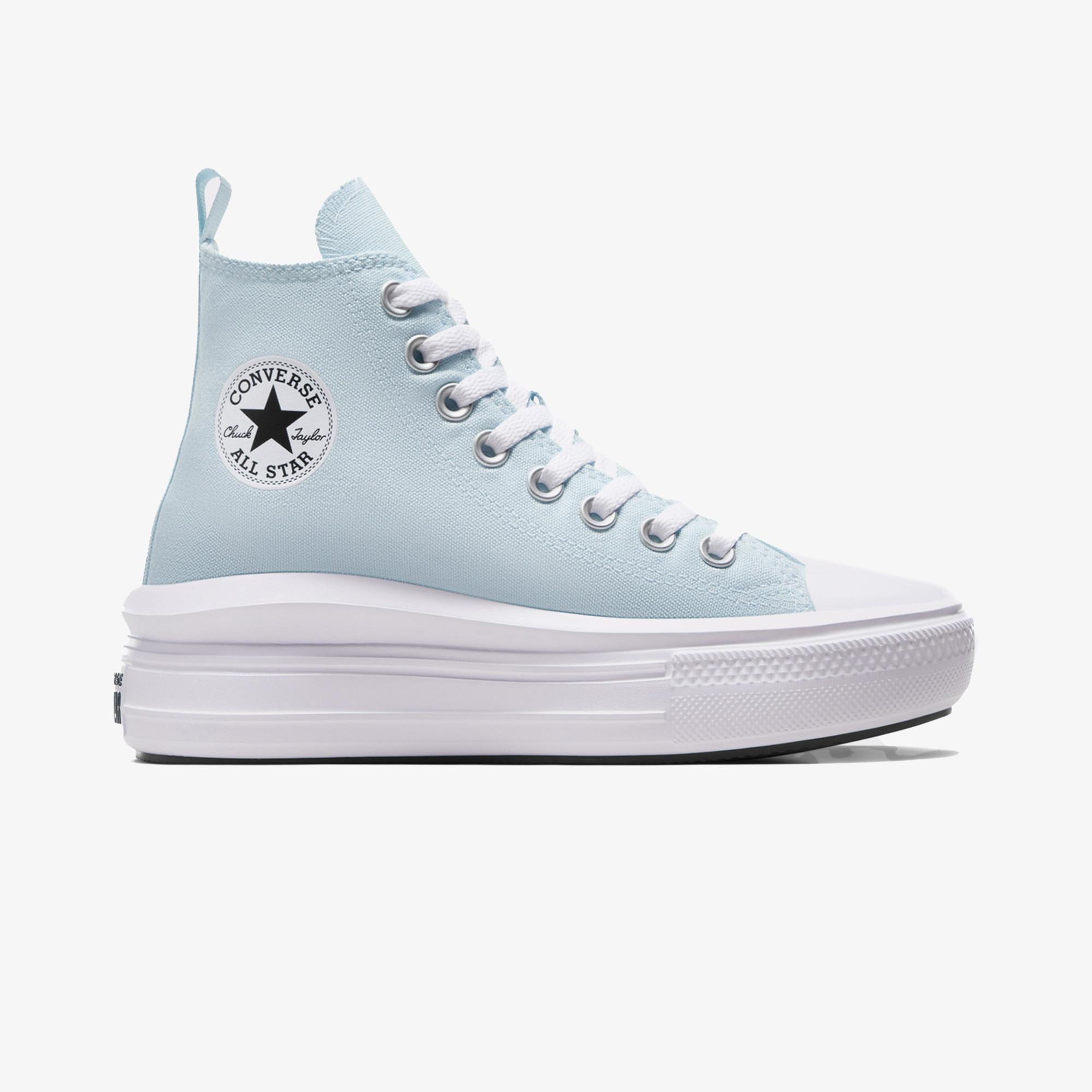 Converse Chuck Taylor All Star Move Platform Çocuk Mavi Sneaker