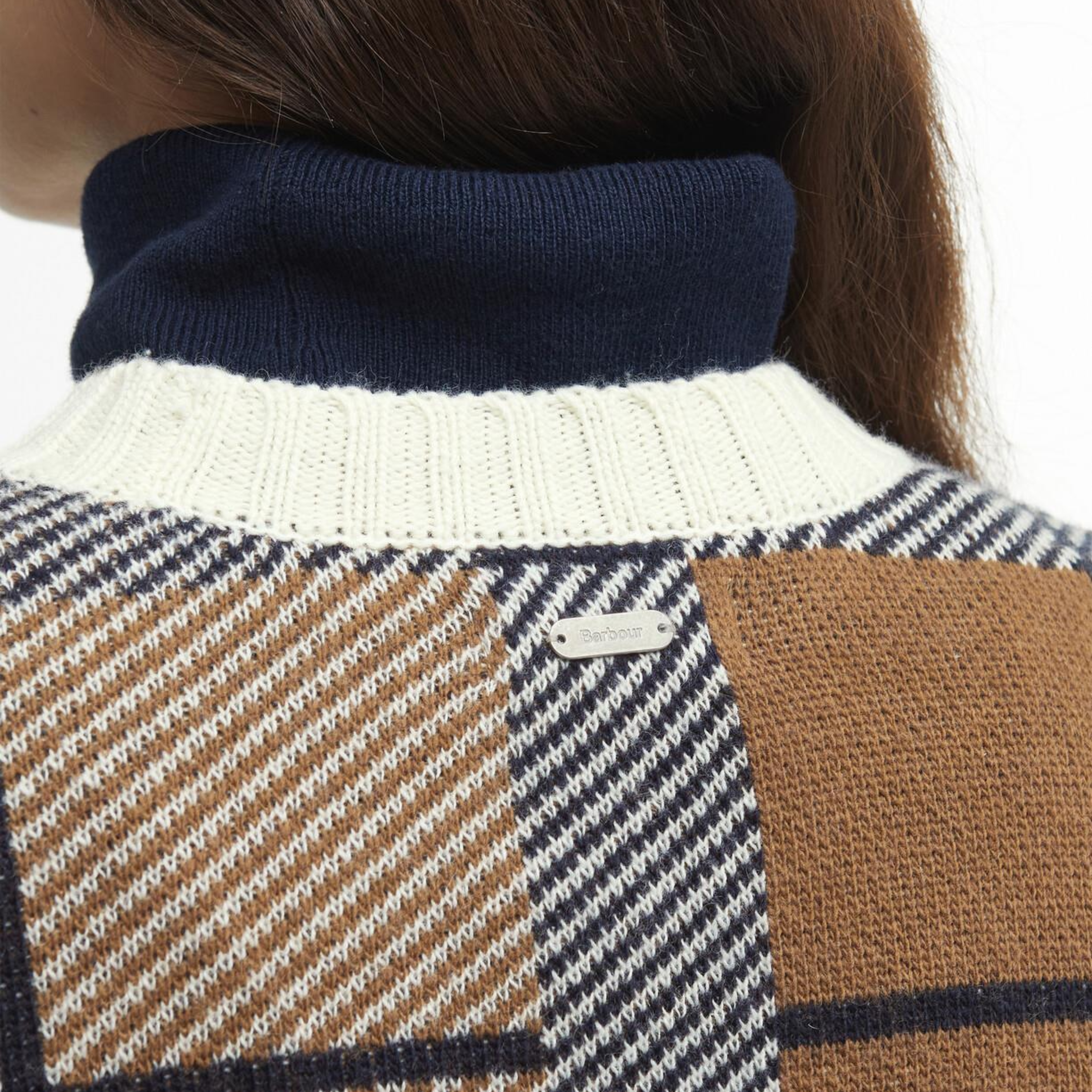 Barbour Brigitte Tartan Crew Neck Kazak