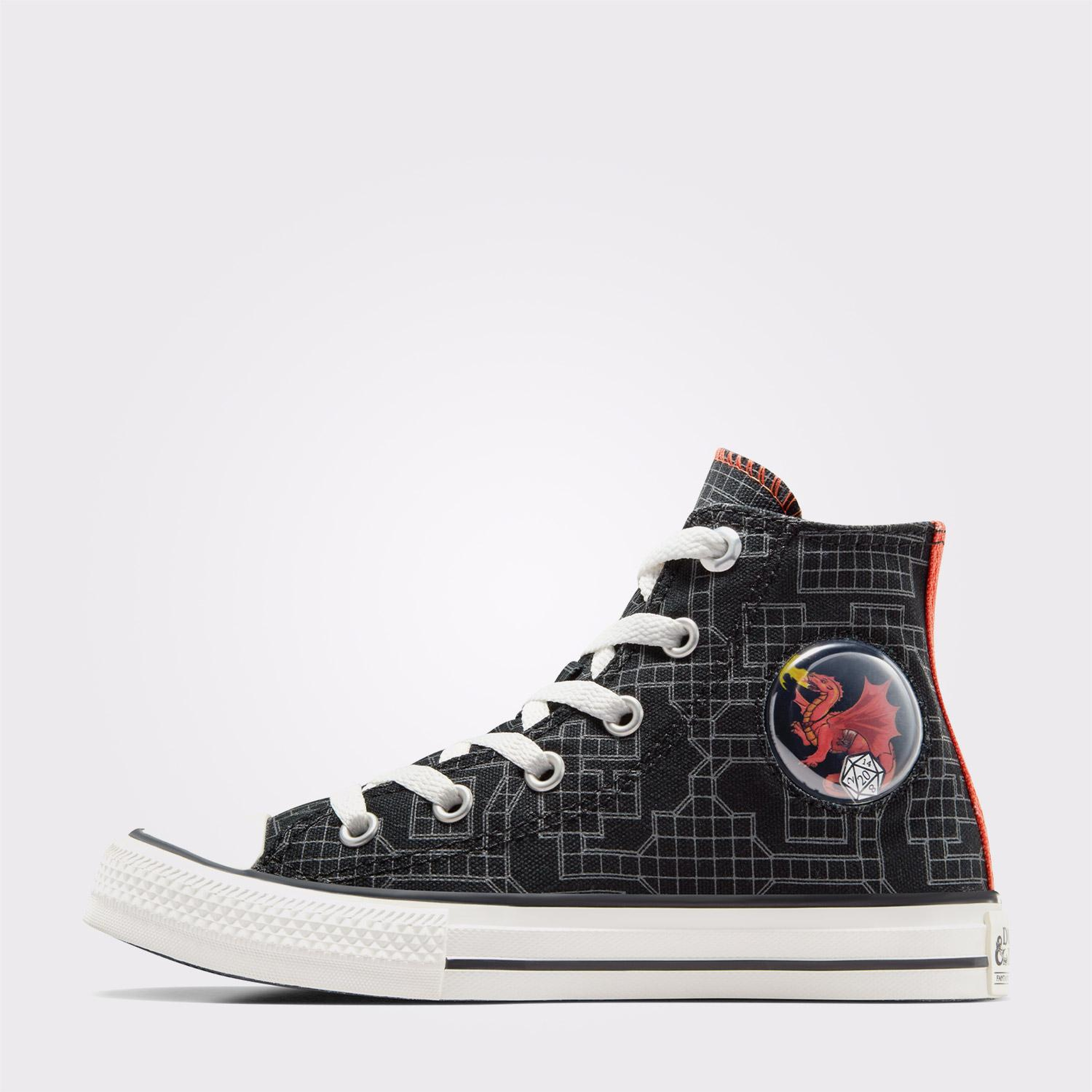 Converse x Dungeons & Dragons Chuck Taylor All Star Çocuk Siyah Sneaker