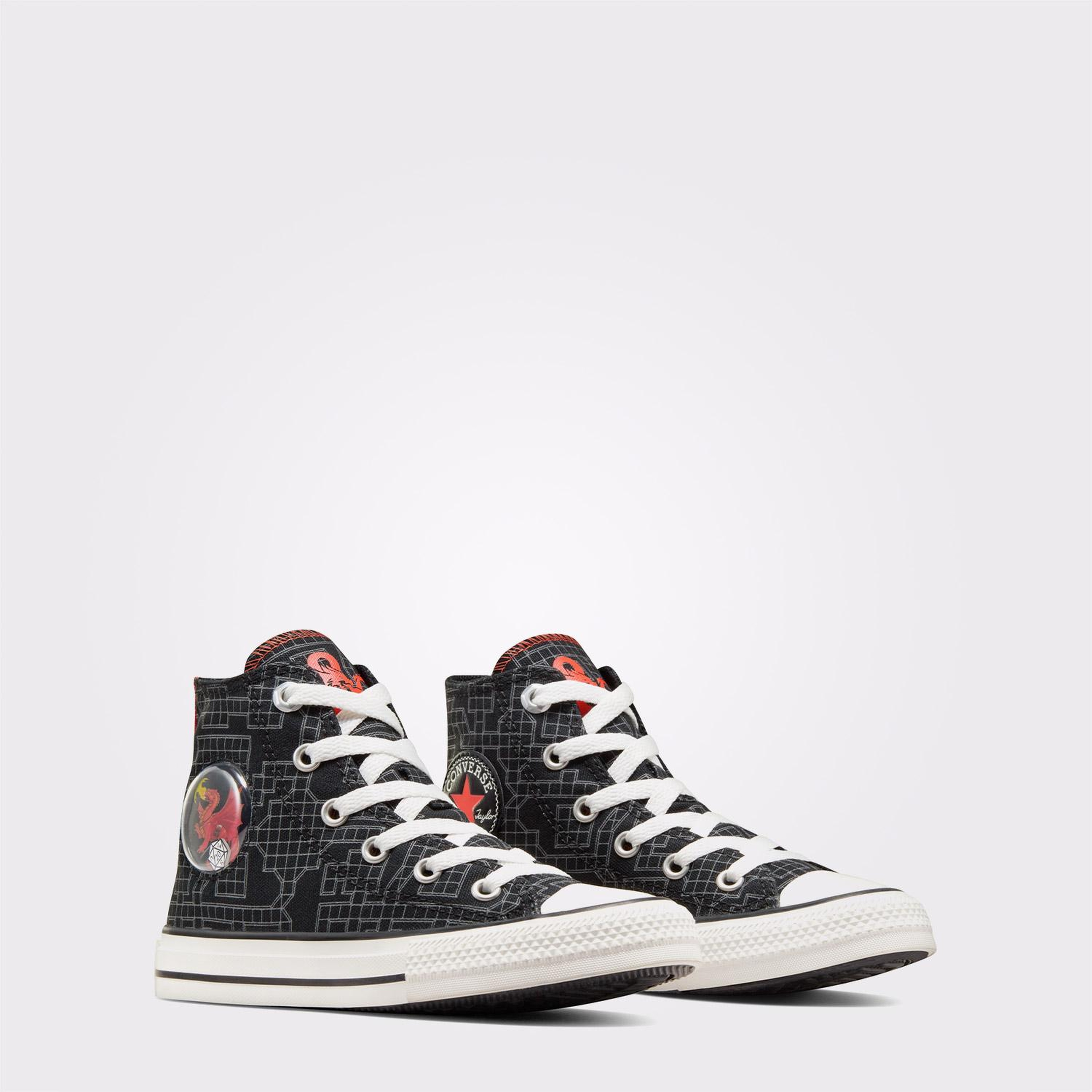 Converse x Dungeons & Dragons Chuck Taylor All Star Çocuk Siyah Sneaker