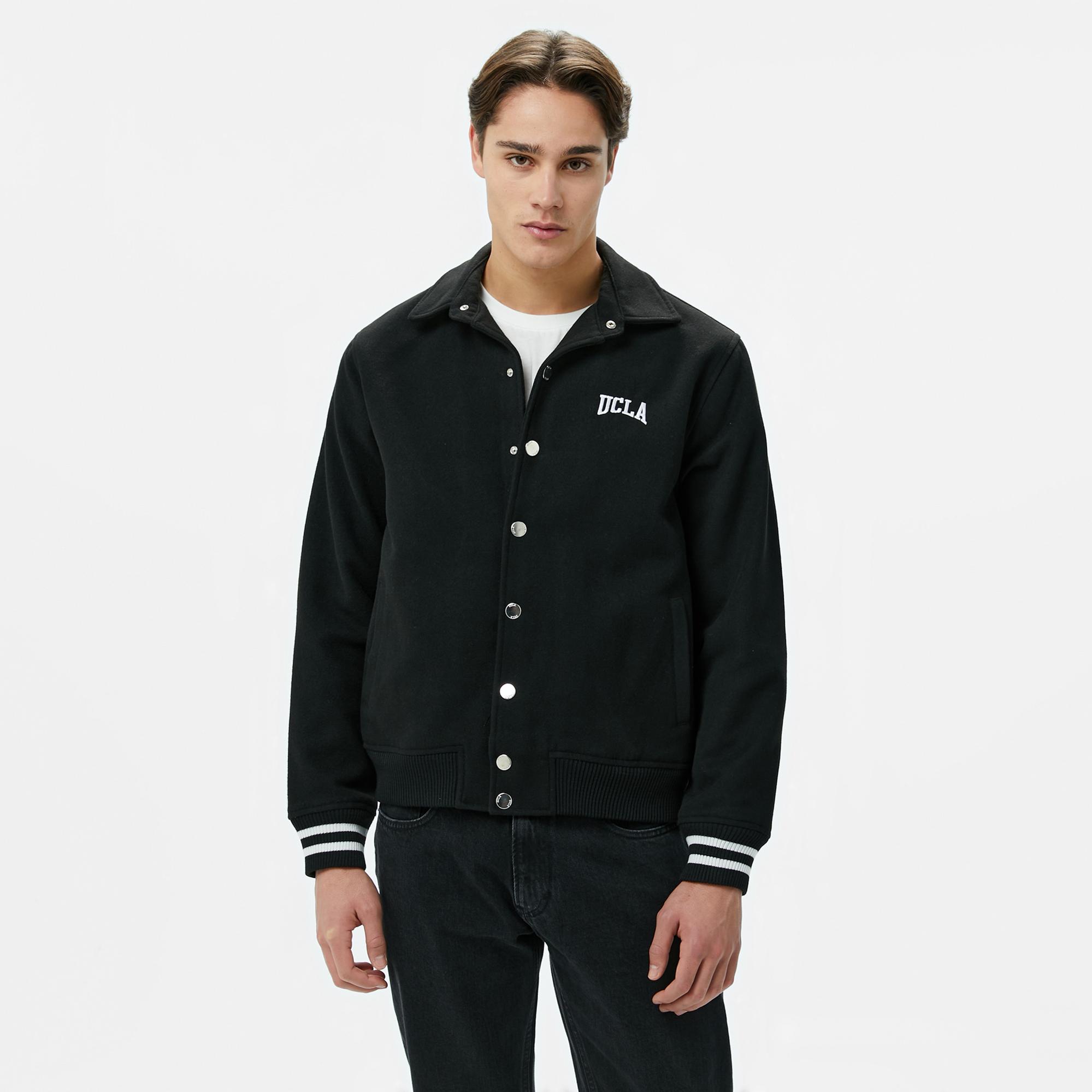 Ucla Keane Erkek Siyah Ceket