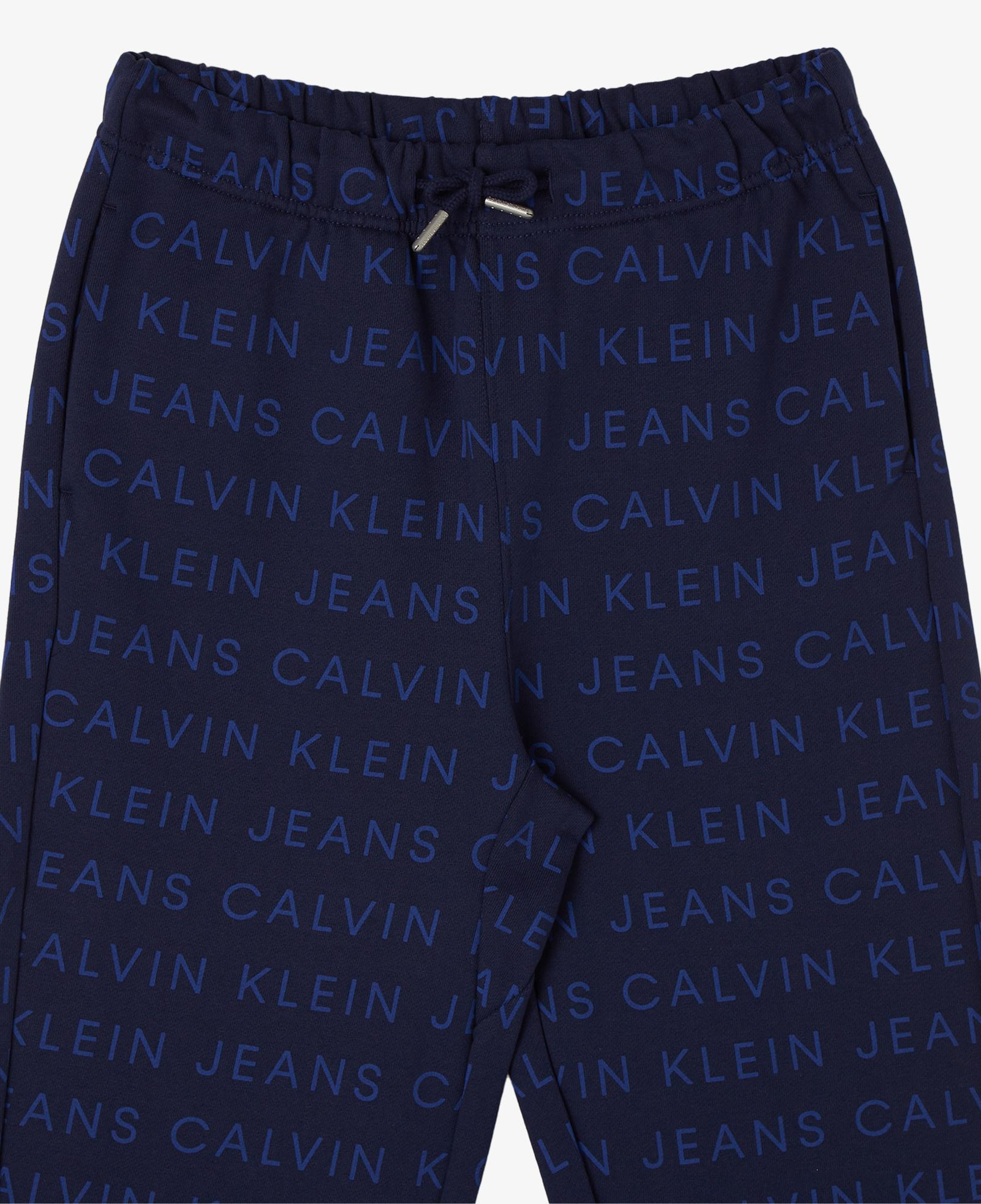 Calvin Klein Jeans Aop Jogger Çocuk Mavi Eşofman Altı