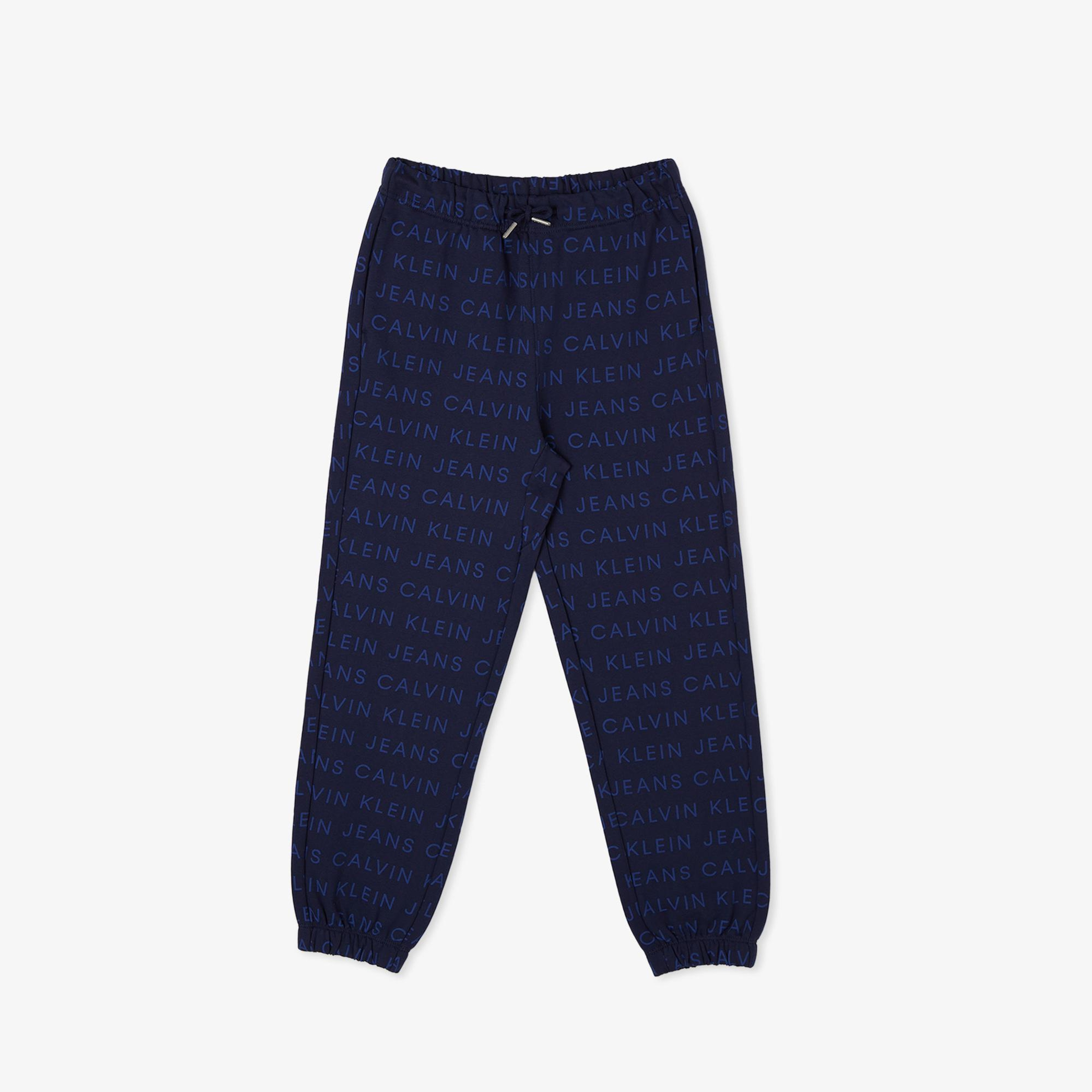Calvin Klein Jeans Aop Jogger Çocuk Mavi Eşofman Altı