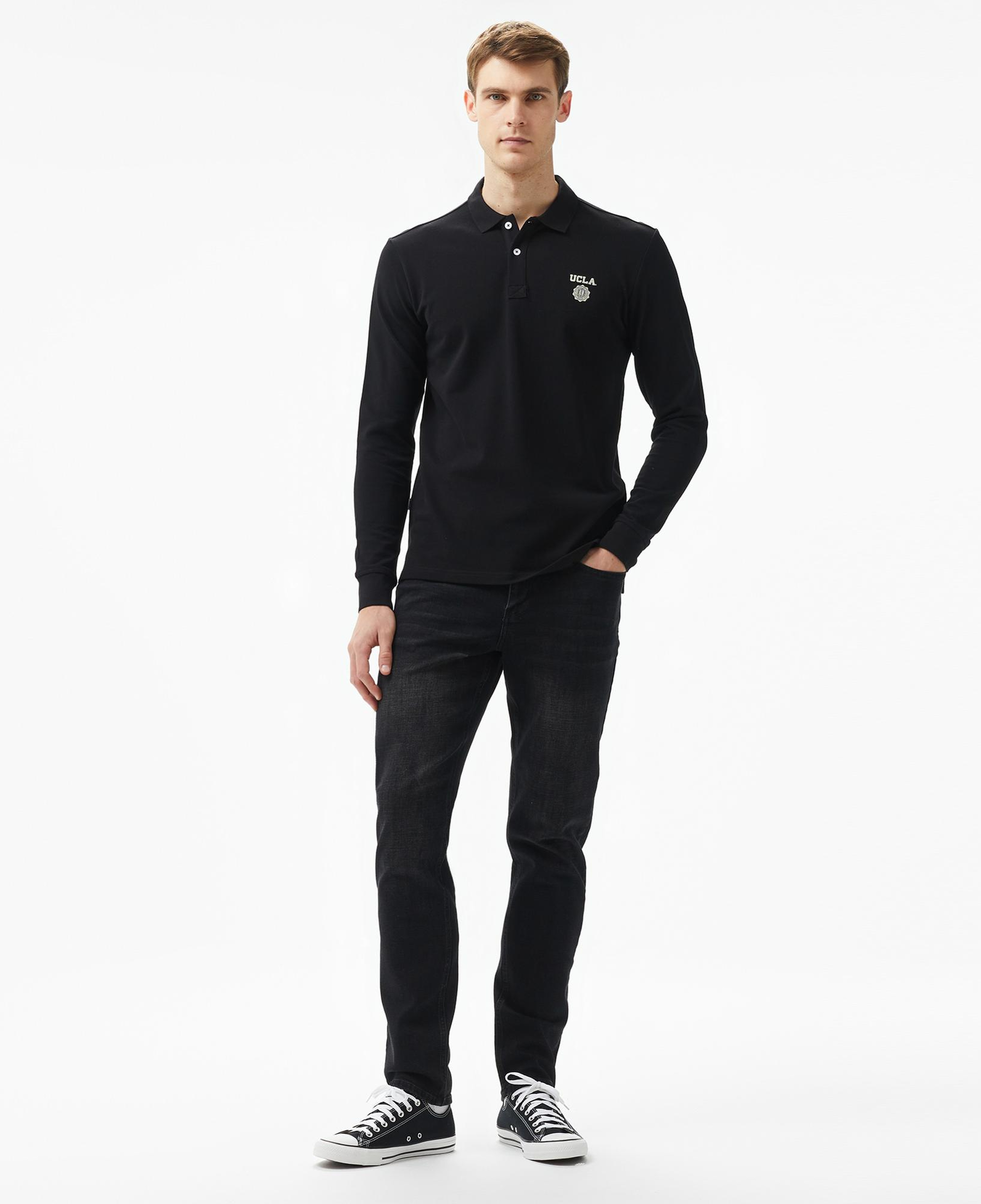 Ucla Maxwell Unisex Siyah Sweatshirt