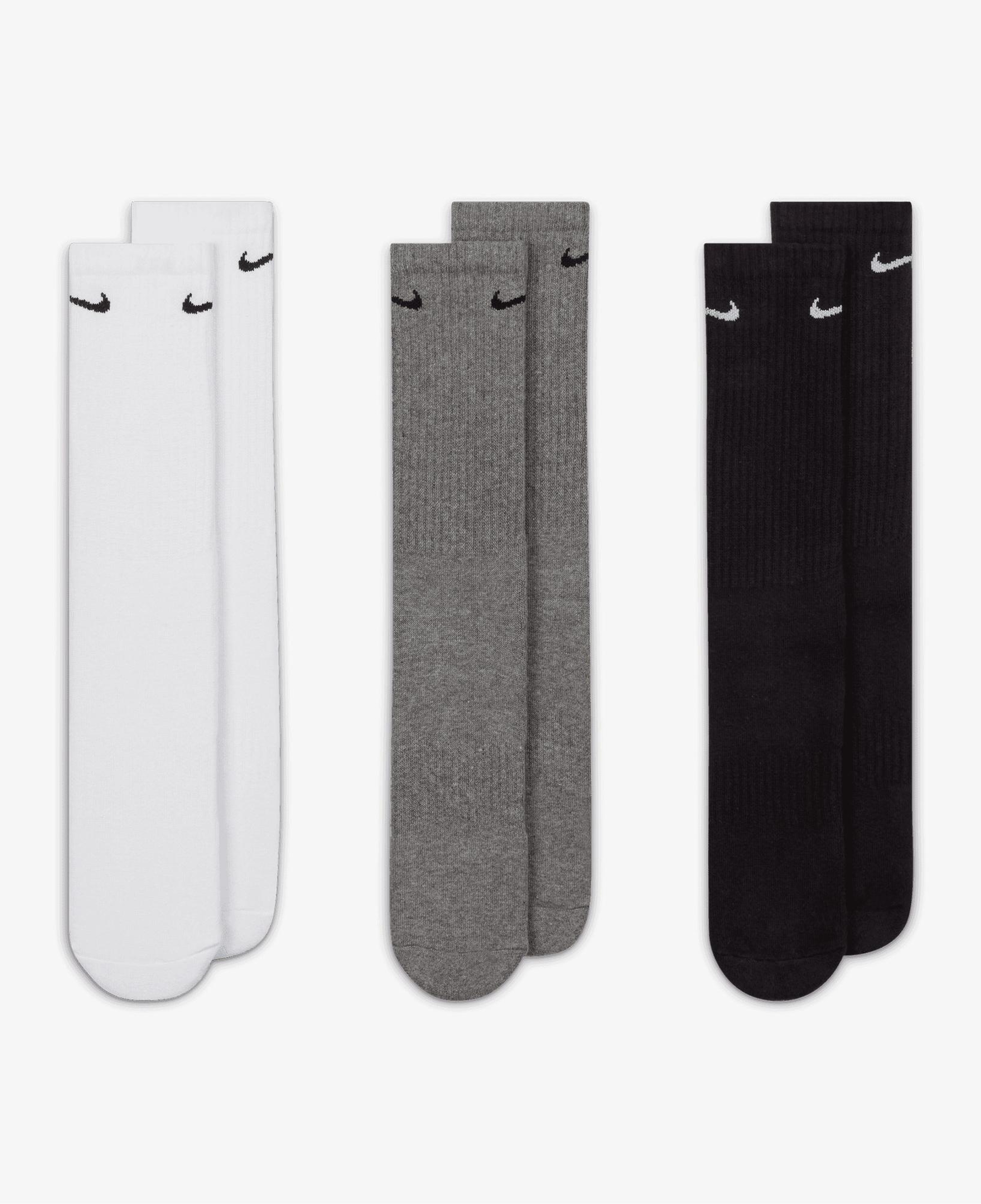 Nike Everyday Cash Crew 3'lü 132 Unisex Renkli Çorap