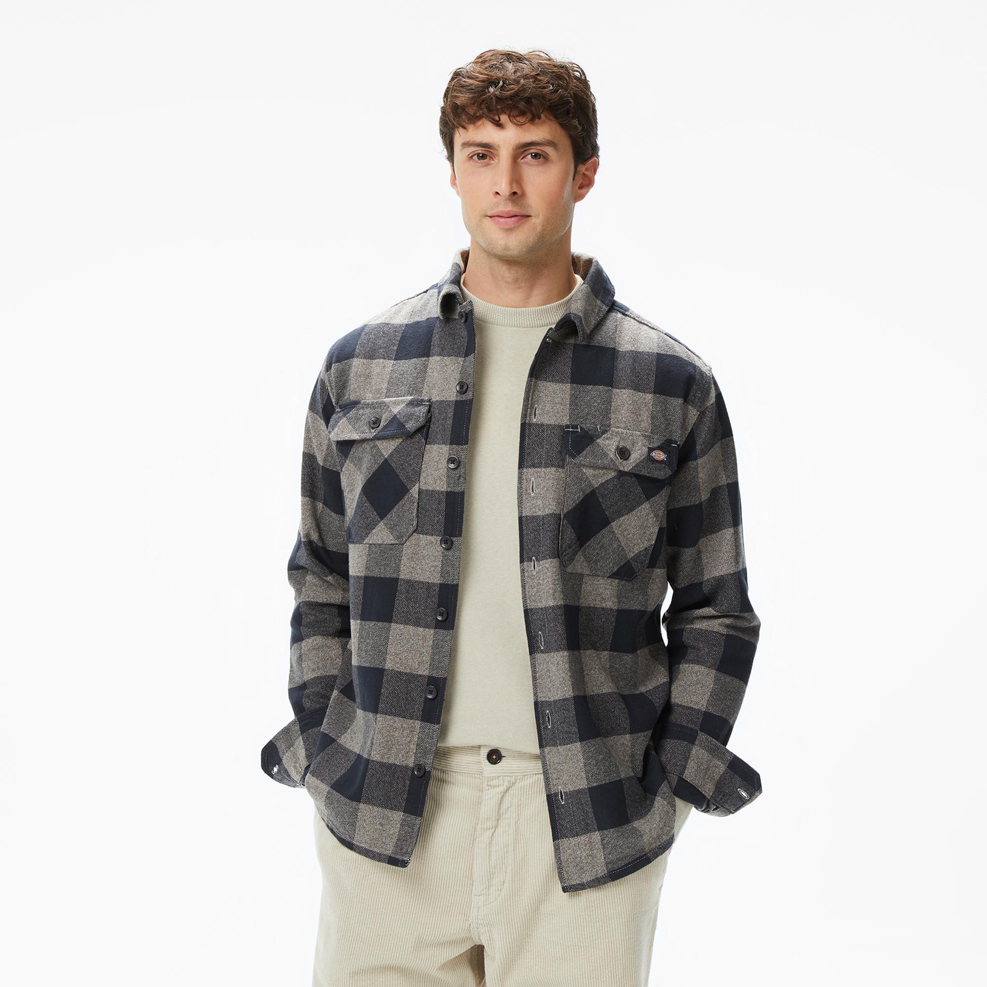 Dickies Sacramento Erkek Gri Gömlek