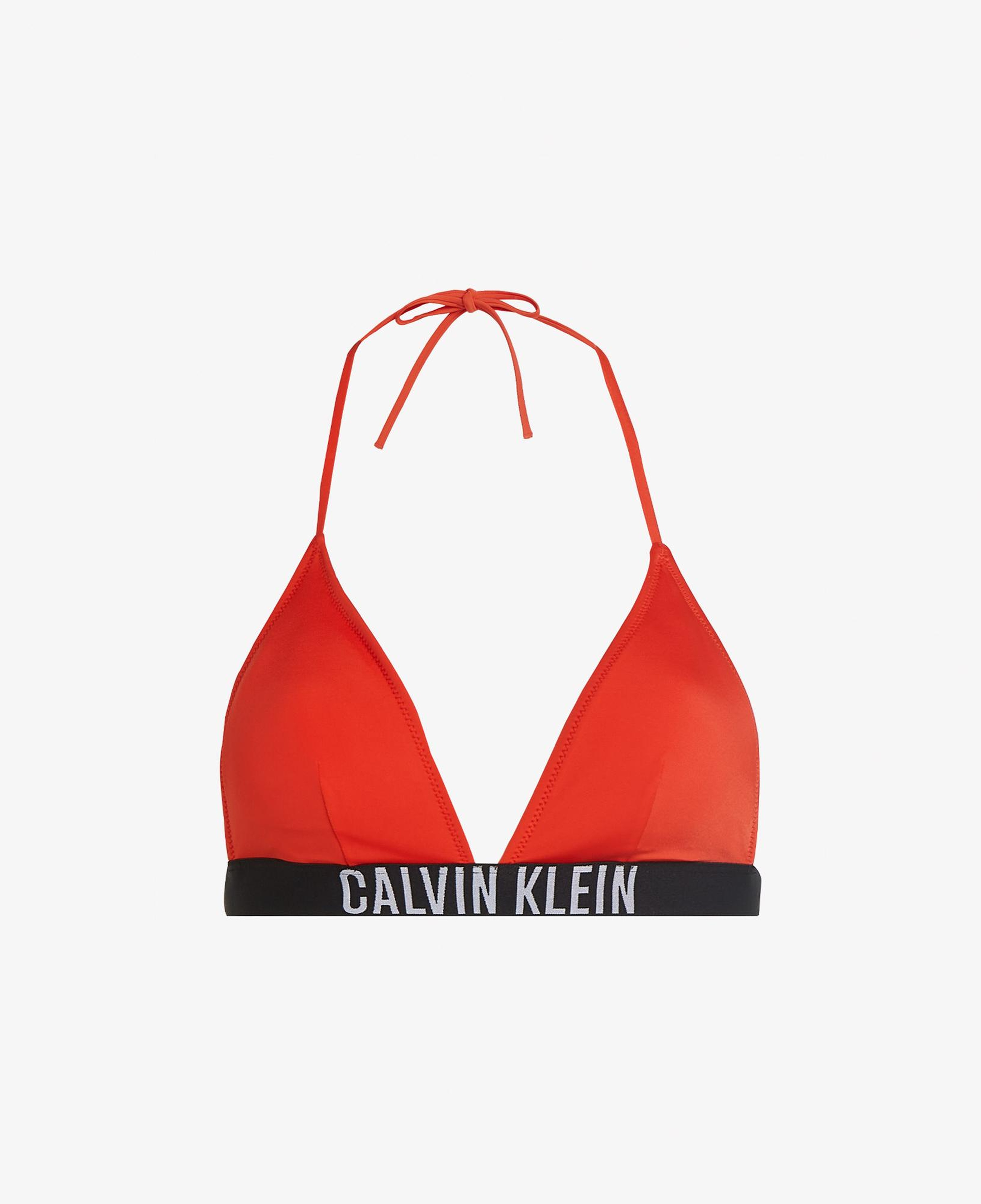 Calvin Klein Triangle-Rp Kadın Kırmızı Bikini Üstü