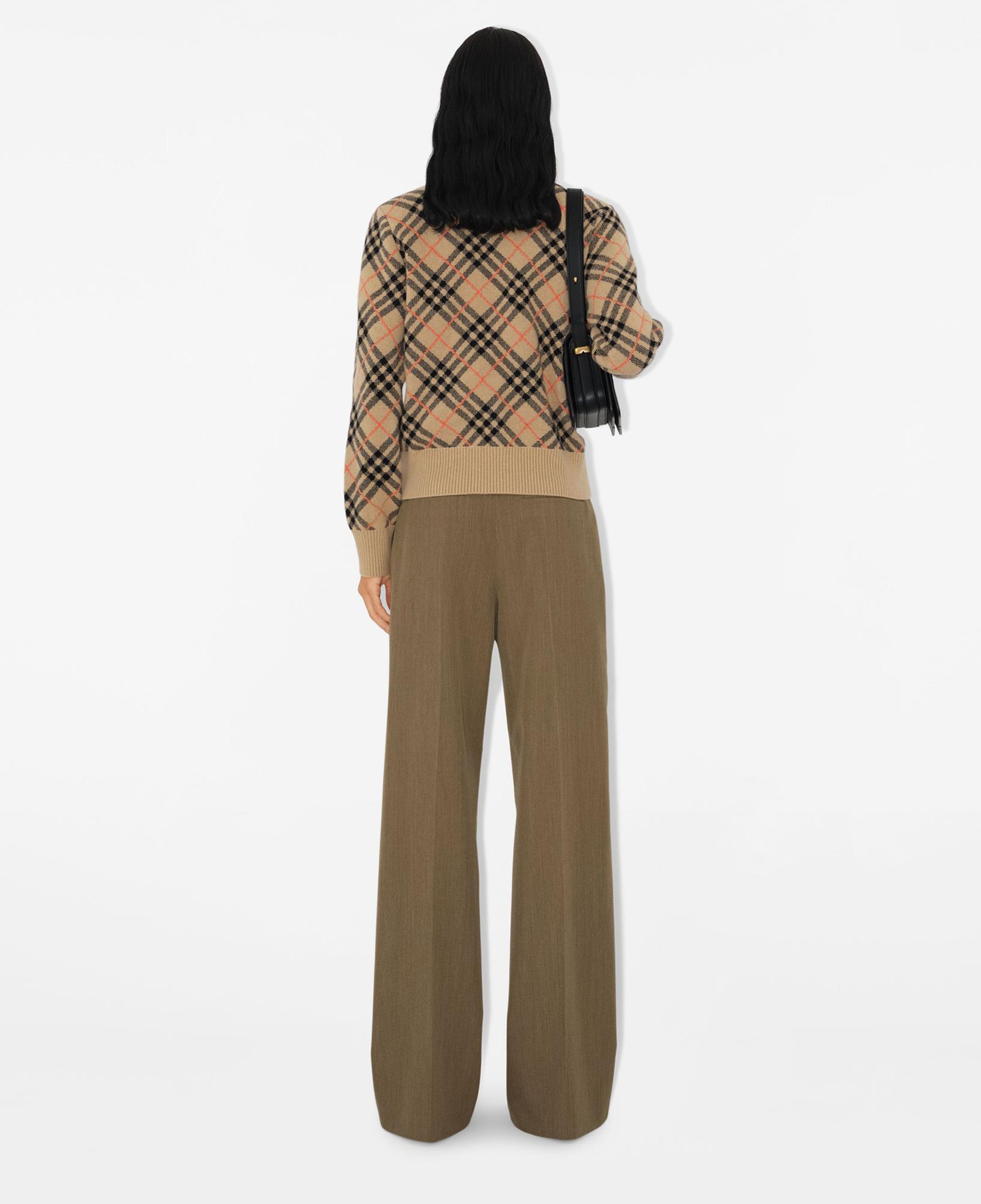 Burberry Pai Cashmere Bomber Kadın Bej Hırka