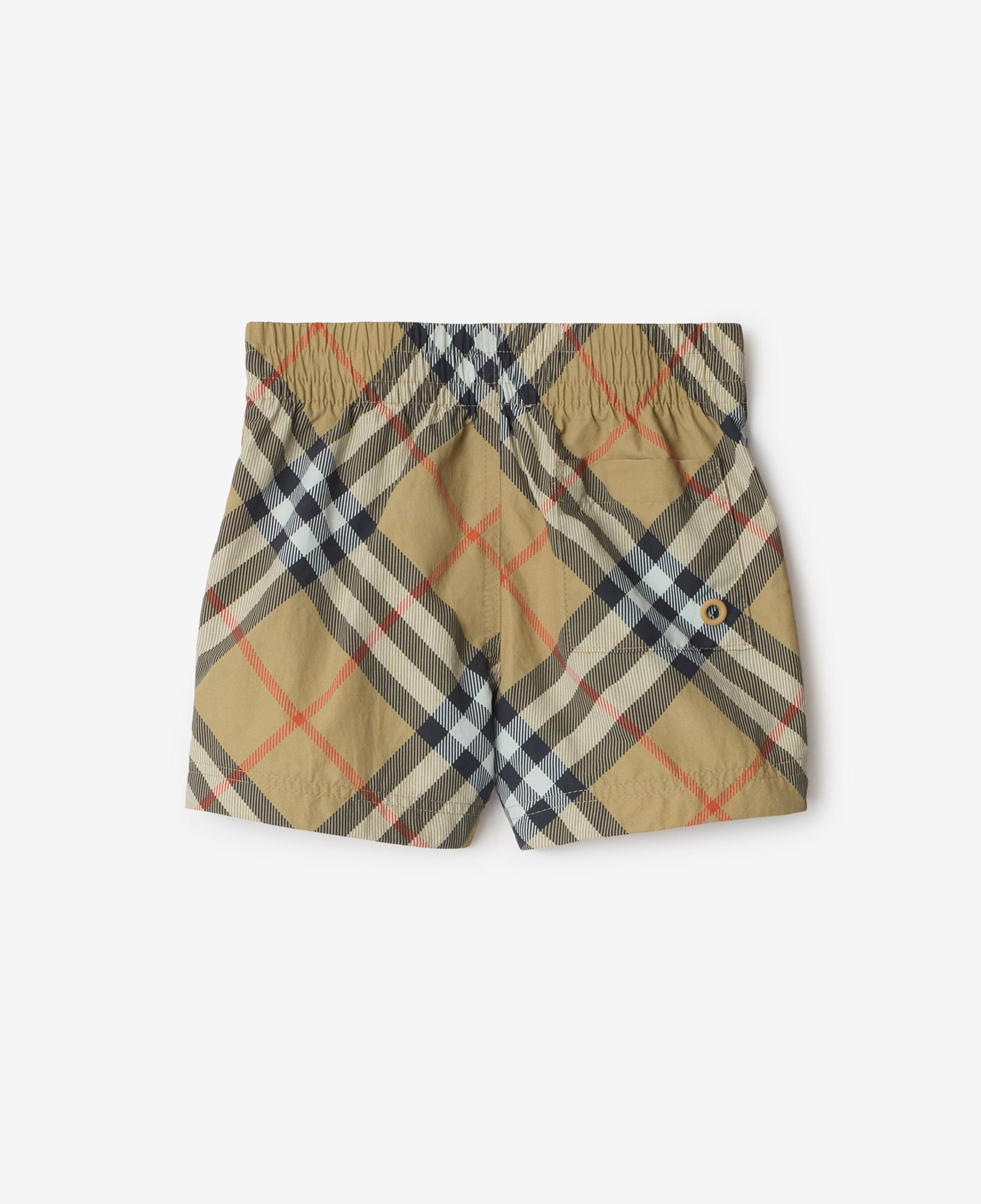 Burberry Atticus Çocuk Bej Deniz Şortu
