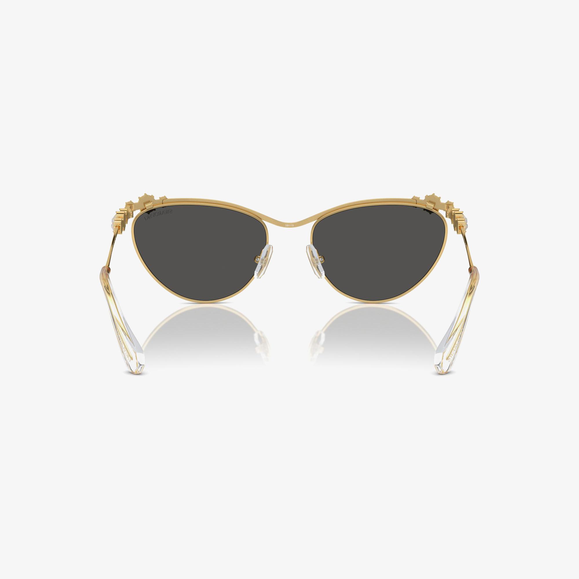 Swarovski Sk717 Kadın Altın Rengi Güneş Gözlüğü