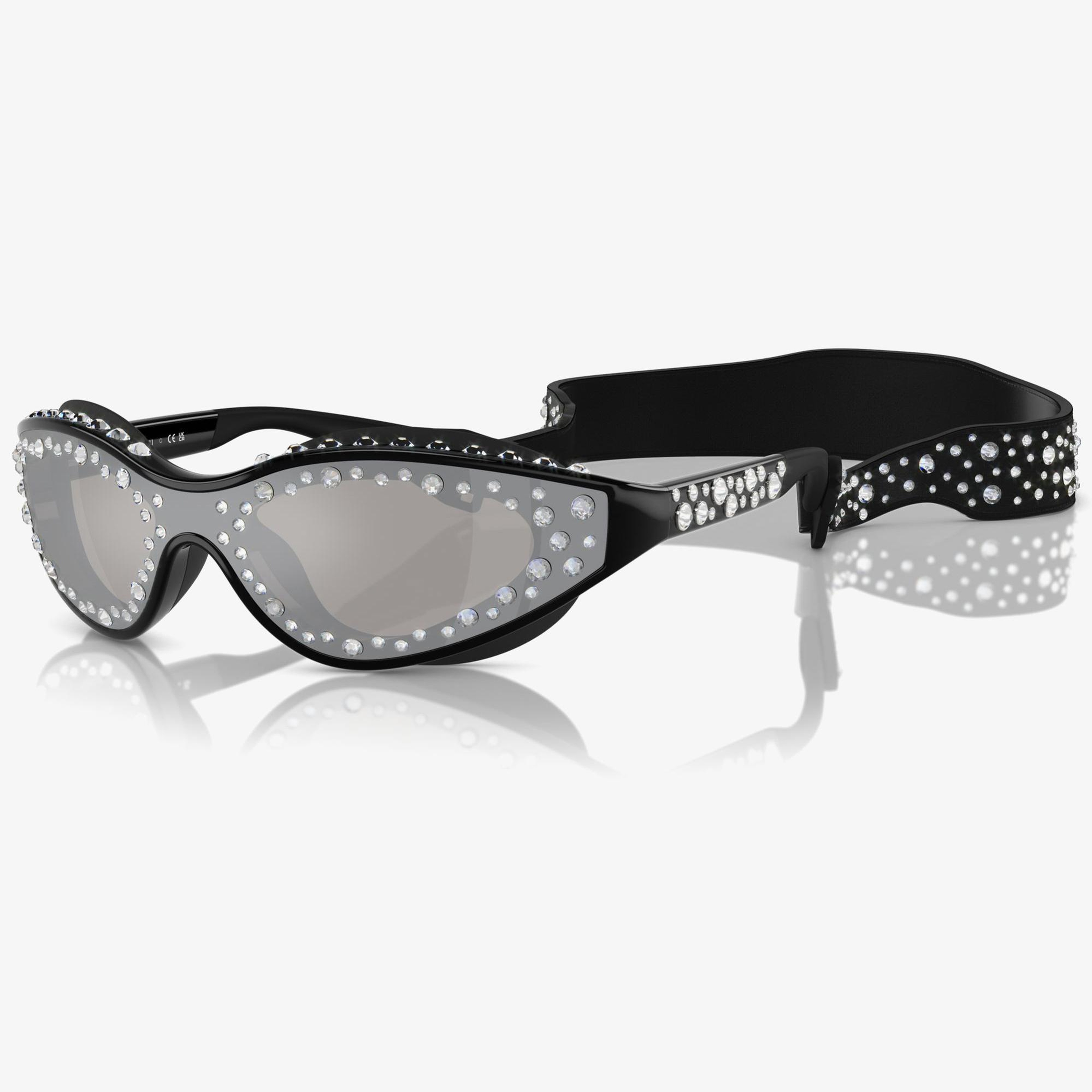 Swarovski Sk624 Kadın Siyah Güneş Gözlüğü