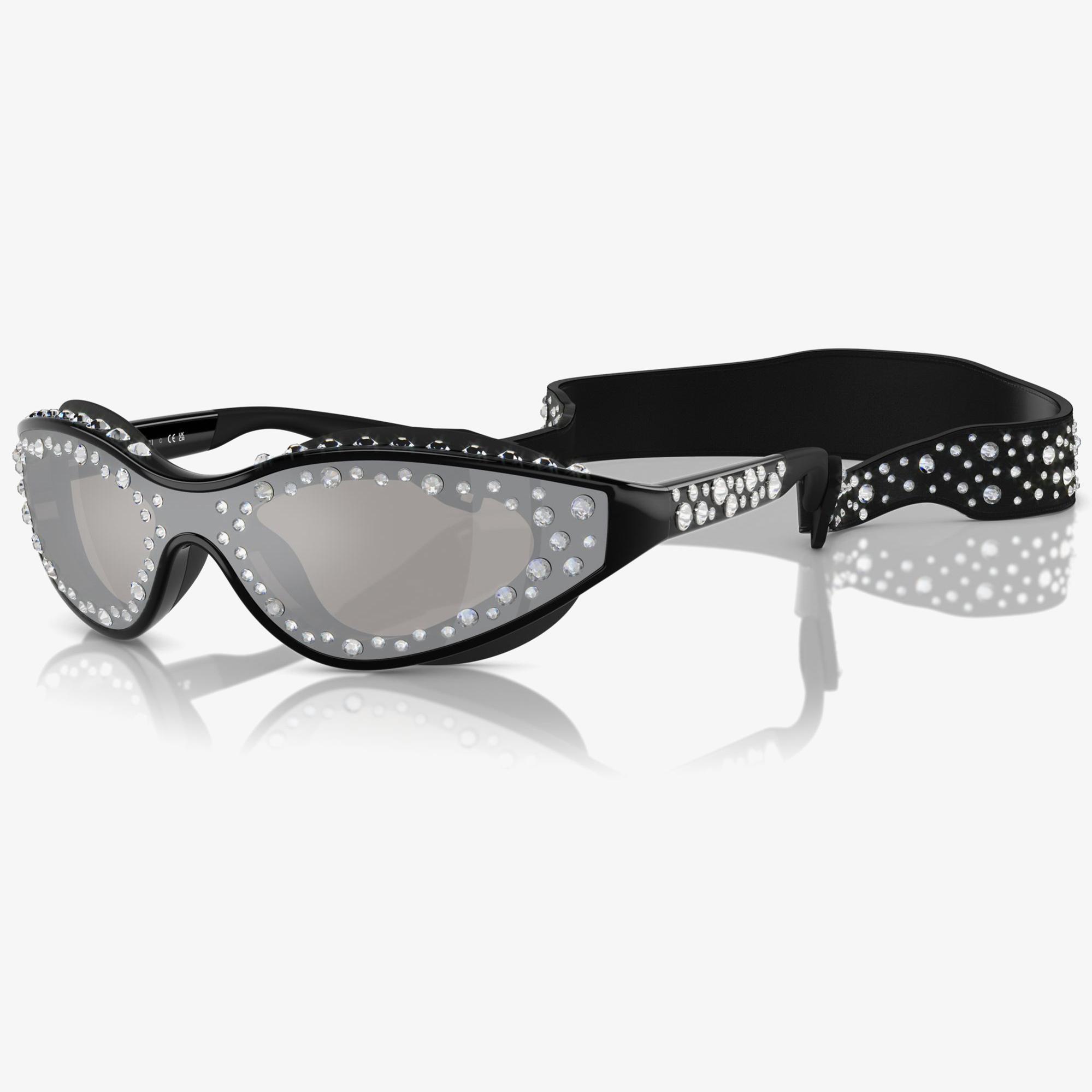 Swarovski Sk624 Kadın Siyah Güneş Gözlüğü