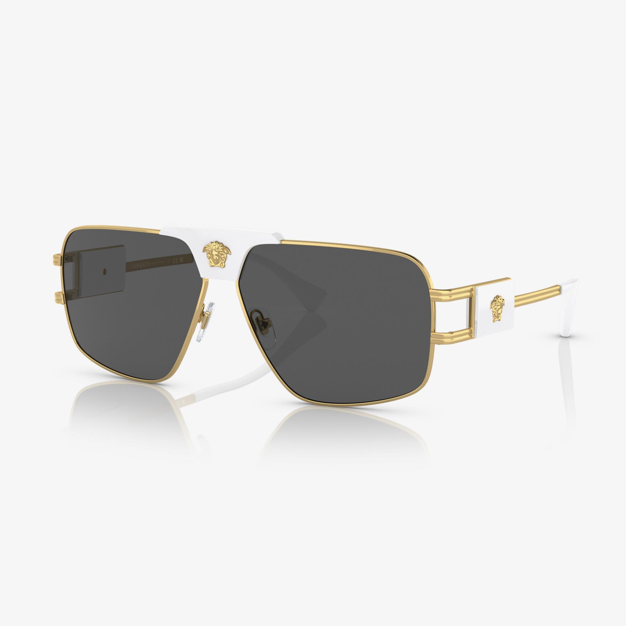 VERSACE 0VE2251 Erkek Altın Rengi Güneş Gözlüğü