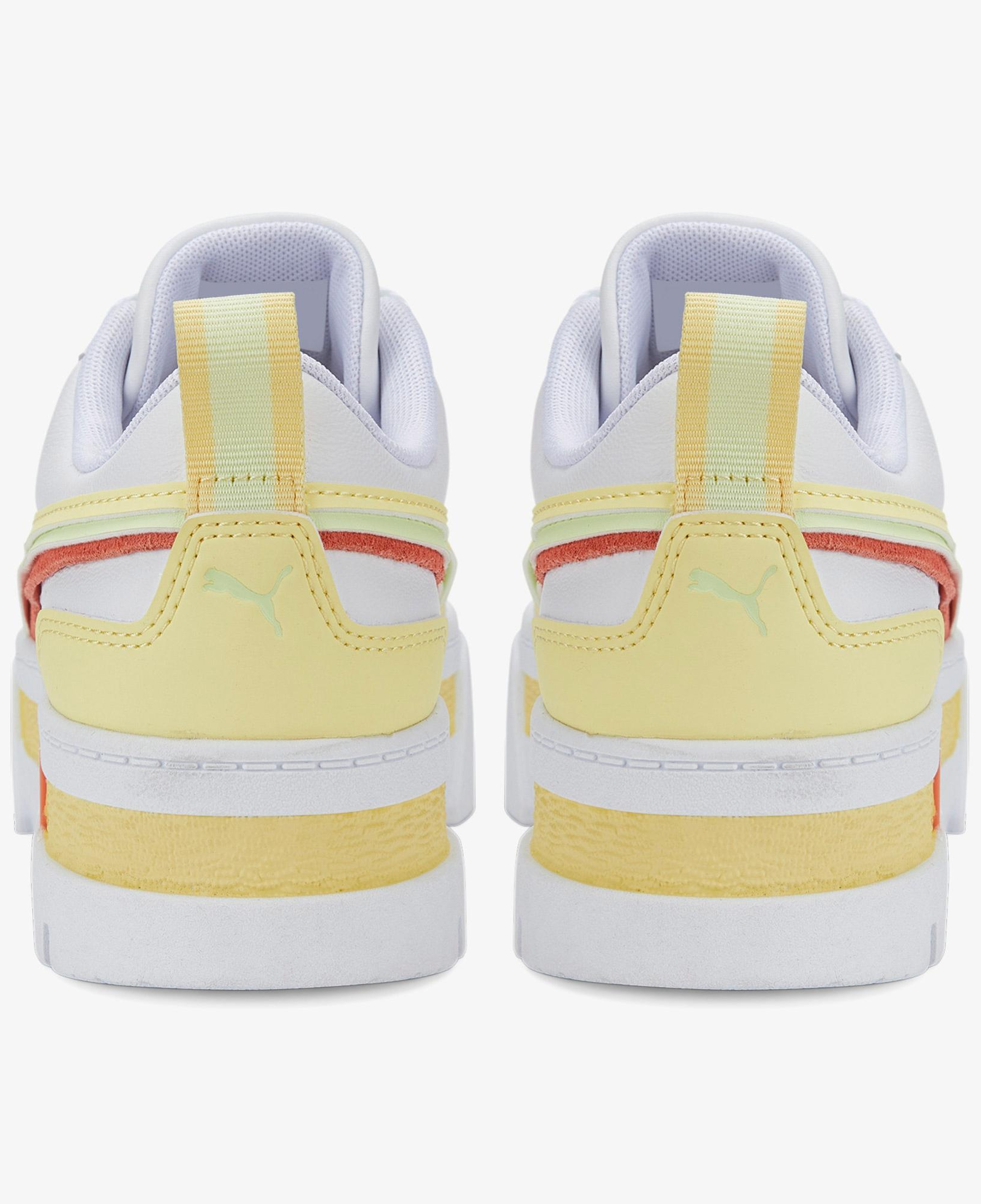 Puma Mayze Fs Interestle Kadın Beyaz/Sarı Spor Ayakkabı