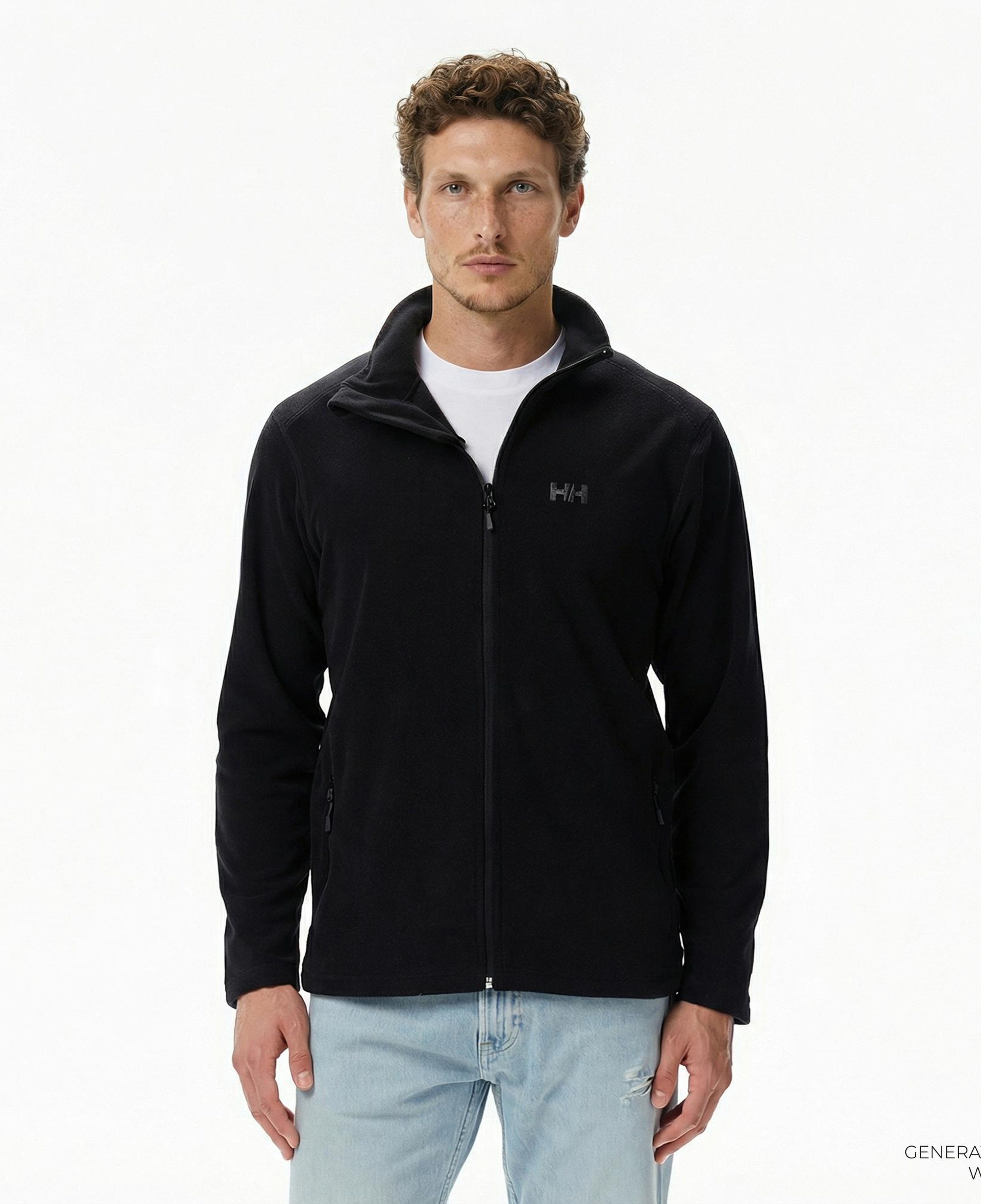 Helly Hansen Fullzip Polar Erkek Siyah Ceket