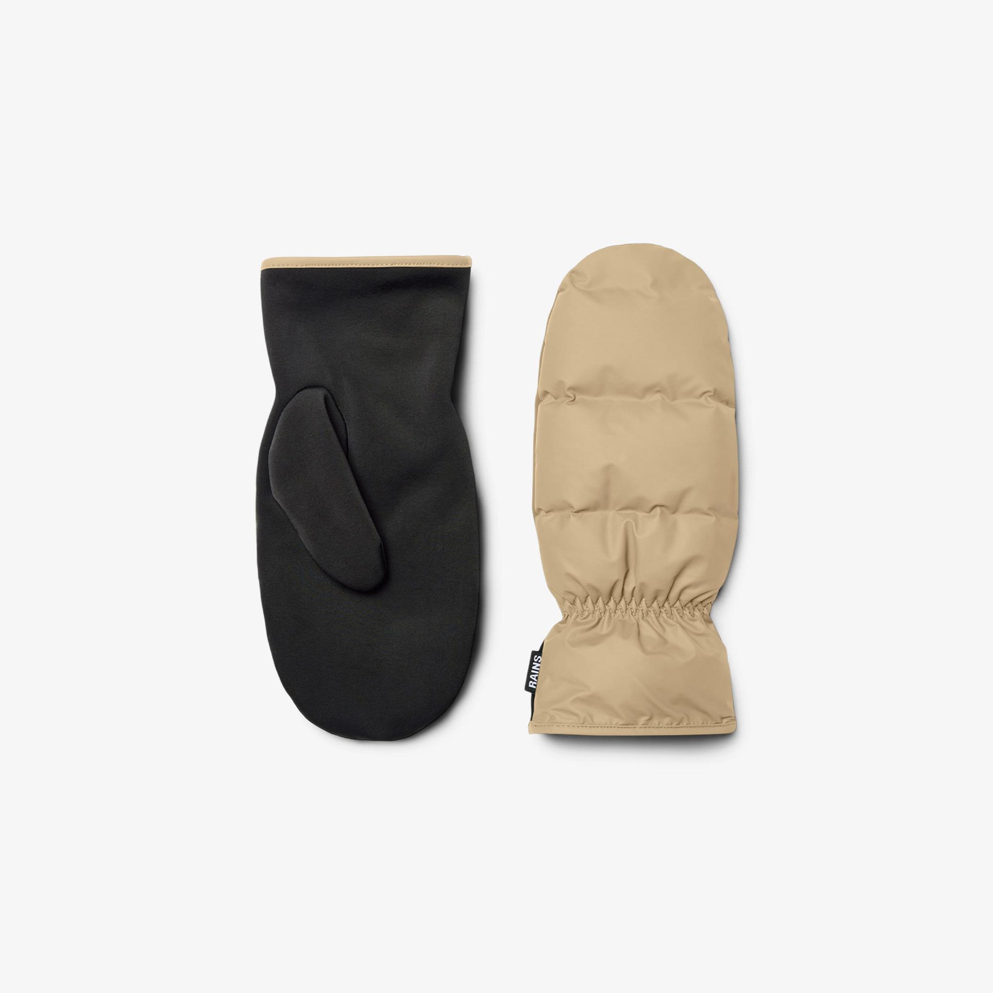 Rains Lohja Puffer Mittens W1T2 Unisex Bej Eldiven
