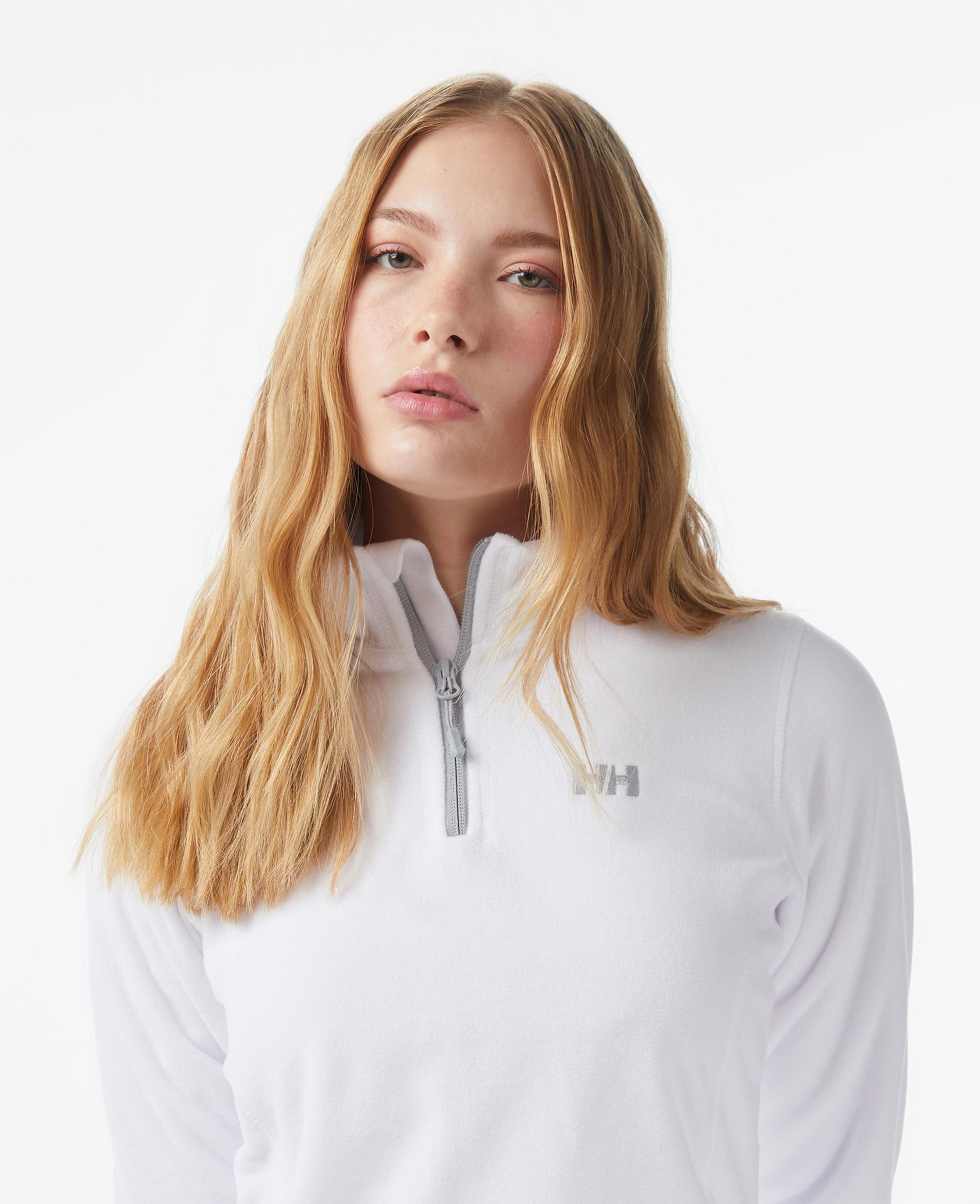 Helly Hansen Slope Polar Fleece Kadın Beyaz Sweatshirt