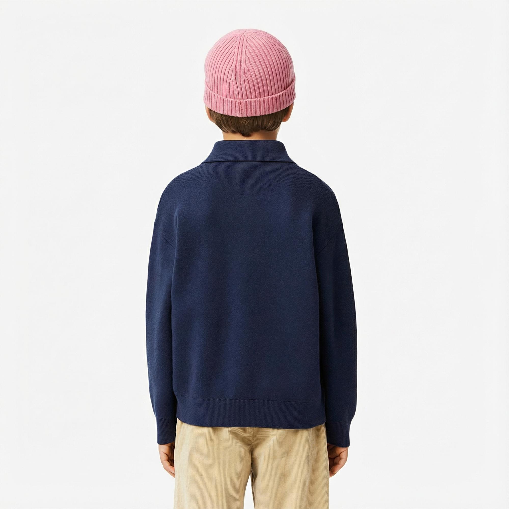 Lacoste Çocuk Lacivert Kazak