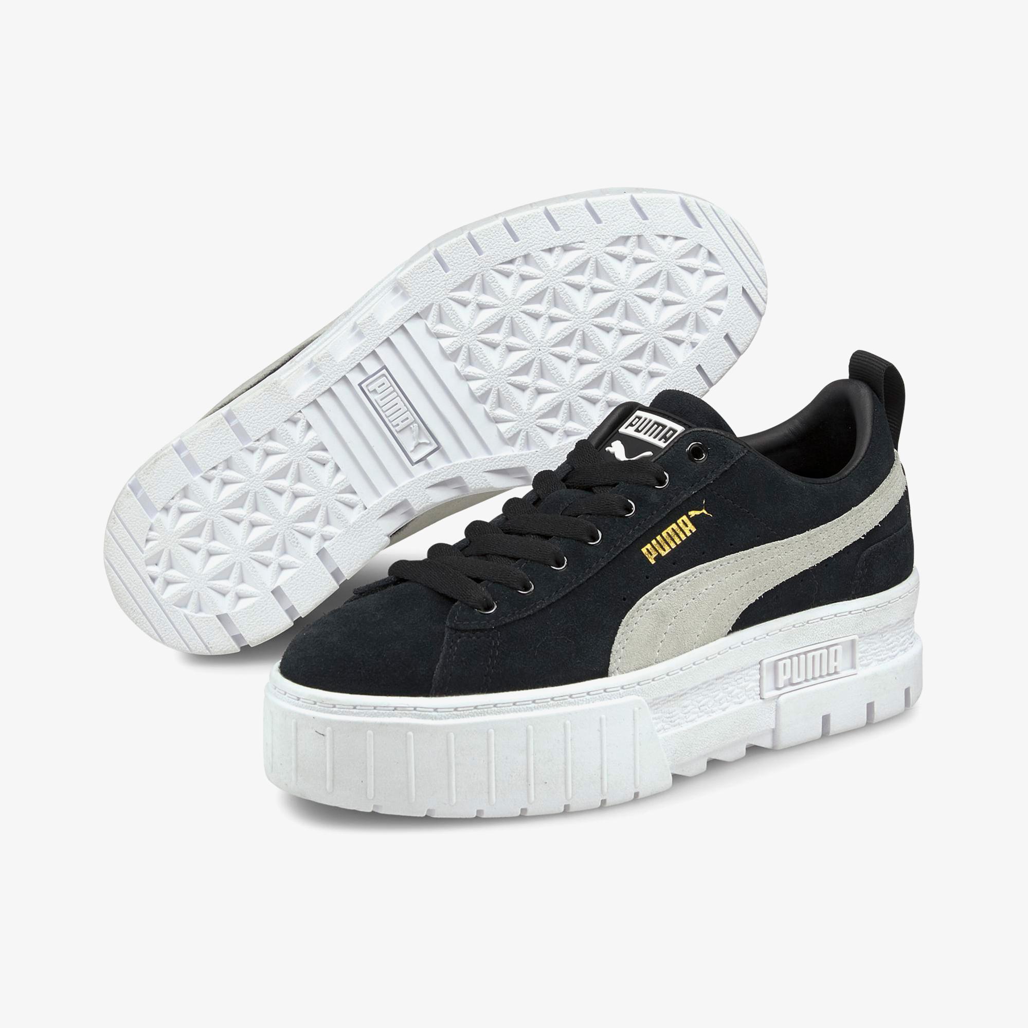 Puma Mayze Kadın Platform Siyah Spor Ayakkabı