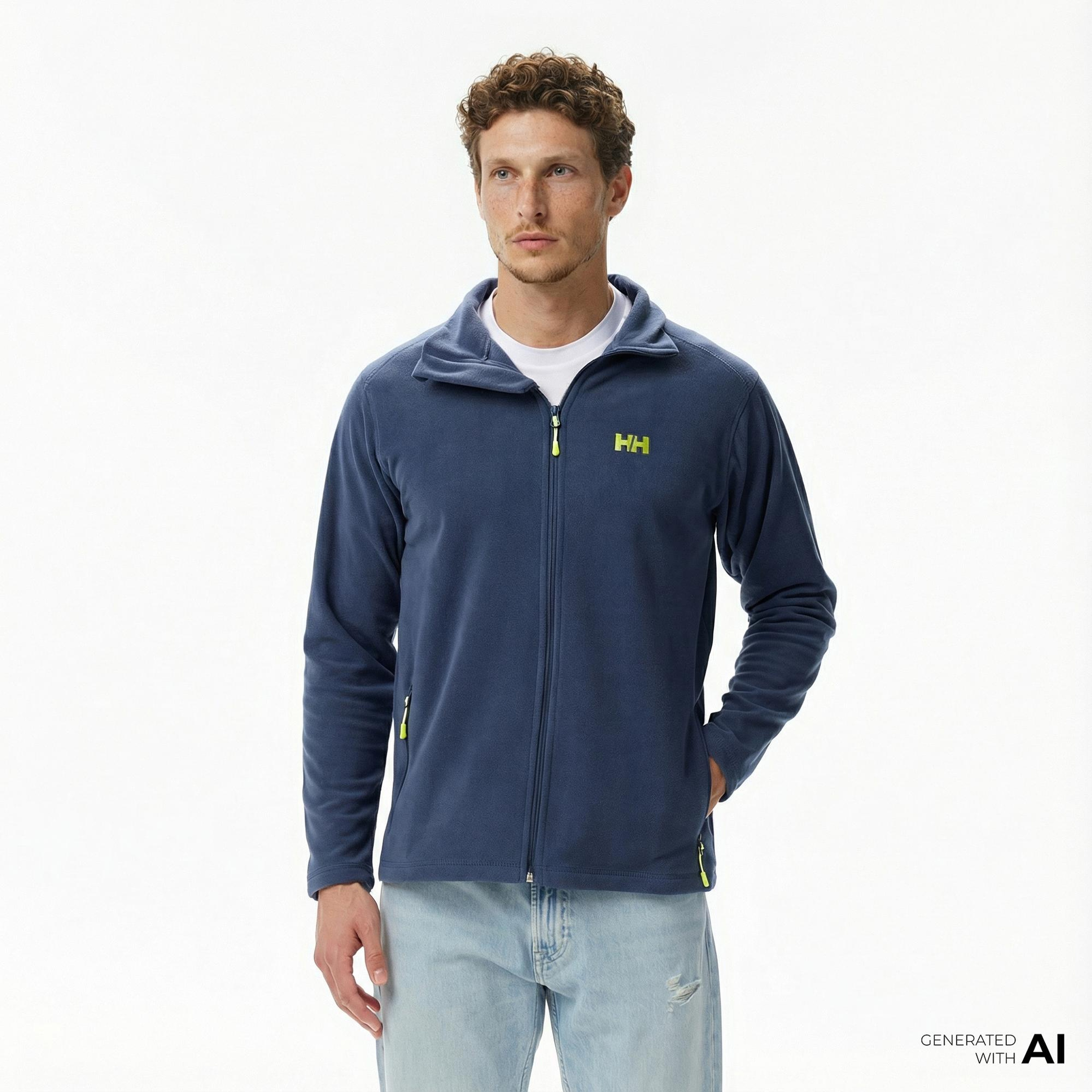 Helly Hansen Fullzip Polar Erkek Lacivert Ceket