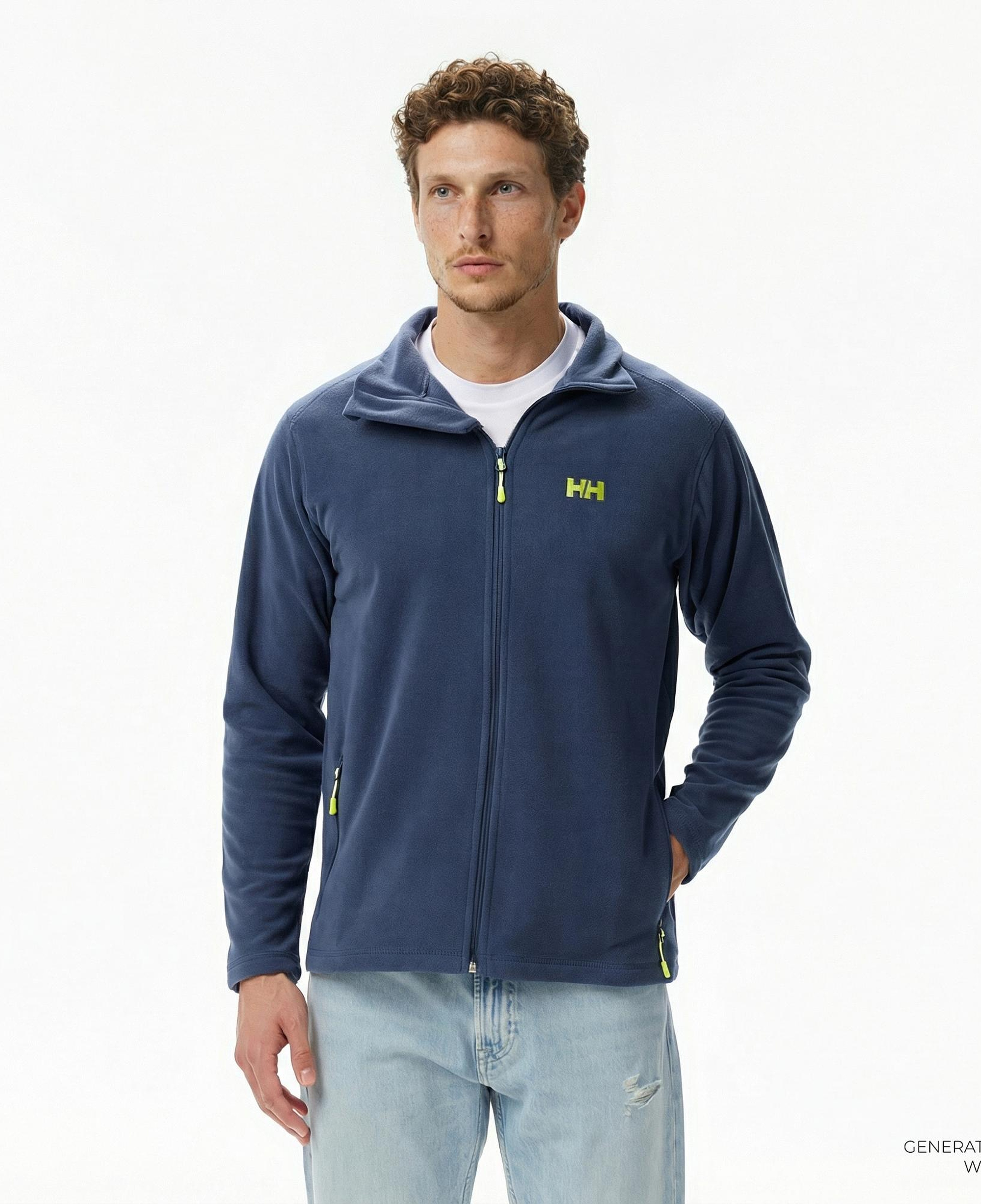 Helly Hansen Fullzip Polar Erkek Lacivert Ceket