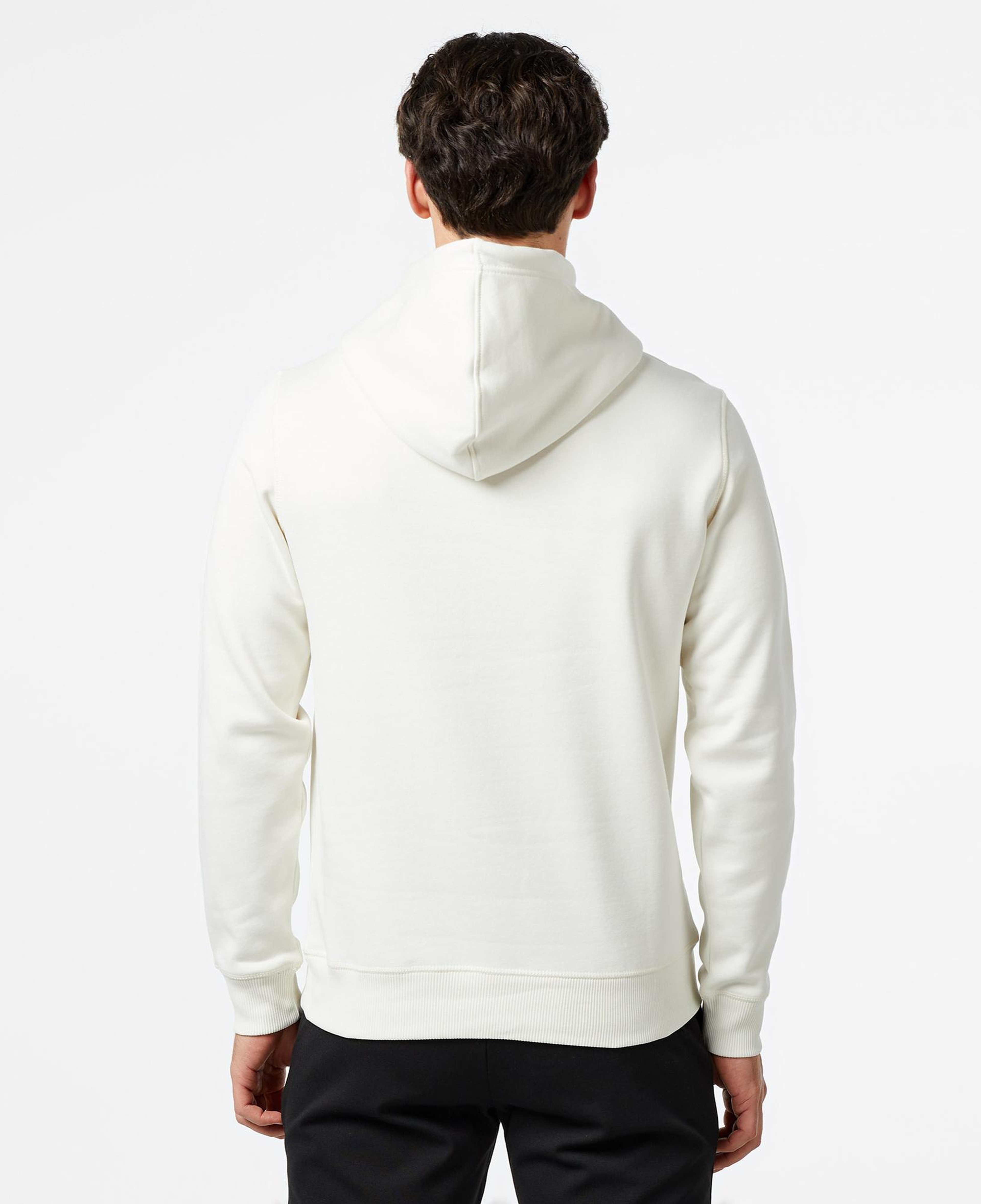 Calvin Klein Jeans Monologo Erkek Beyaz Hoodie