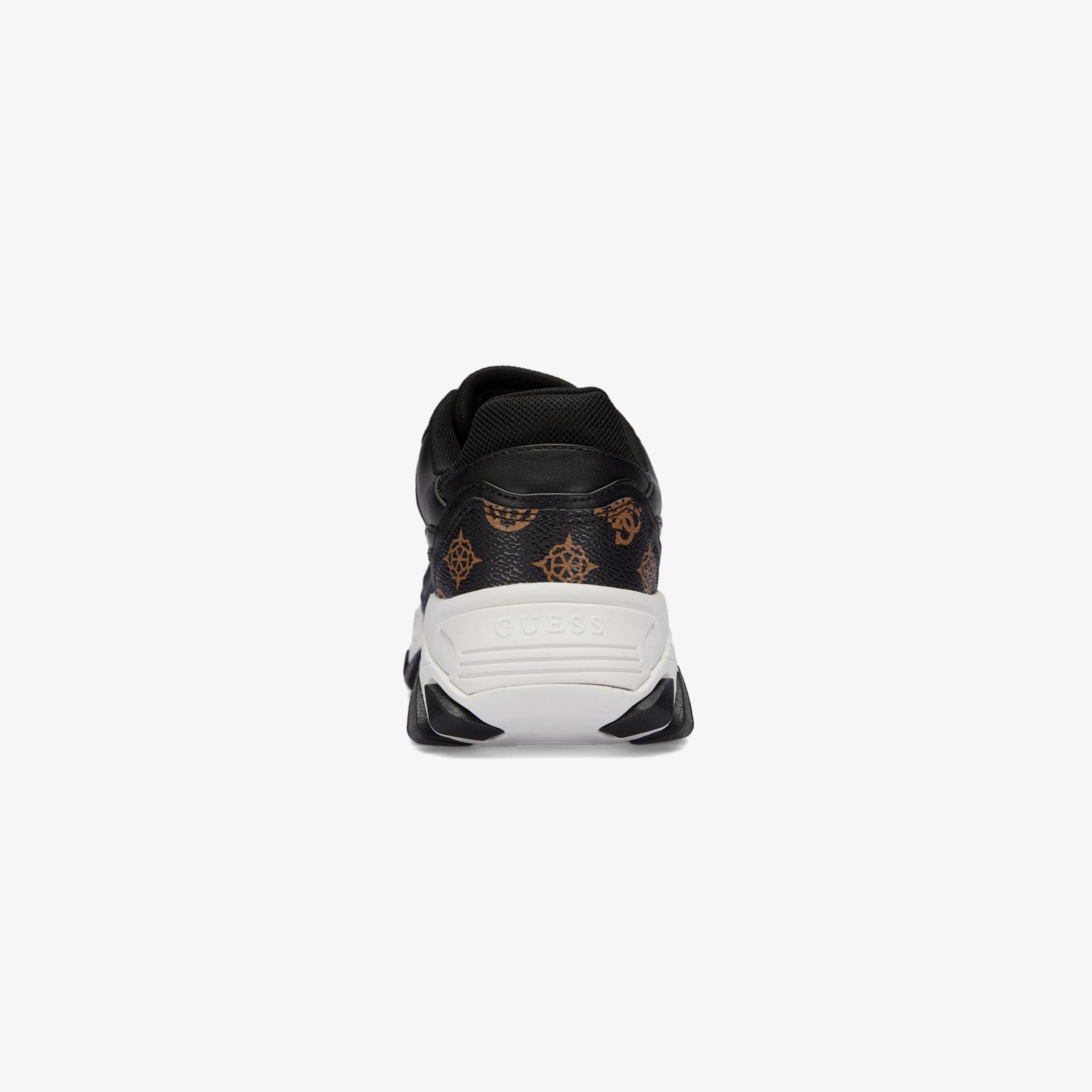 Guess Nowah Logo Kadın Siyah Spor Ayakkabı
