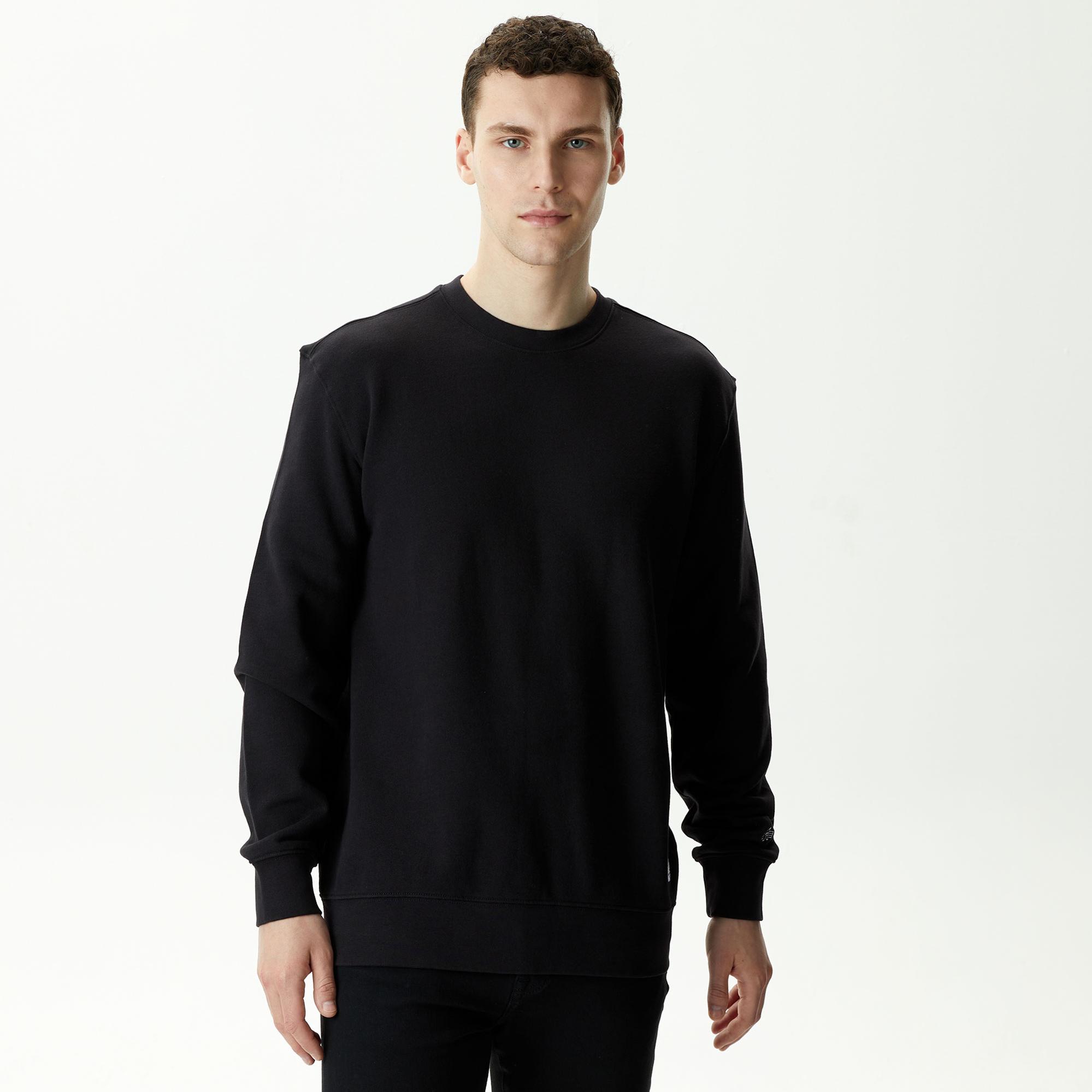 Alpha Industries Essential Crewneck Unisex Siyah Sweatshirt