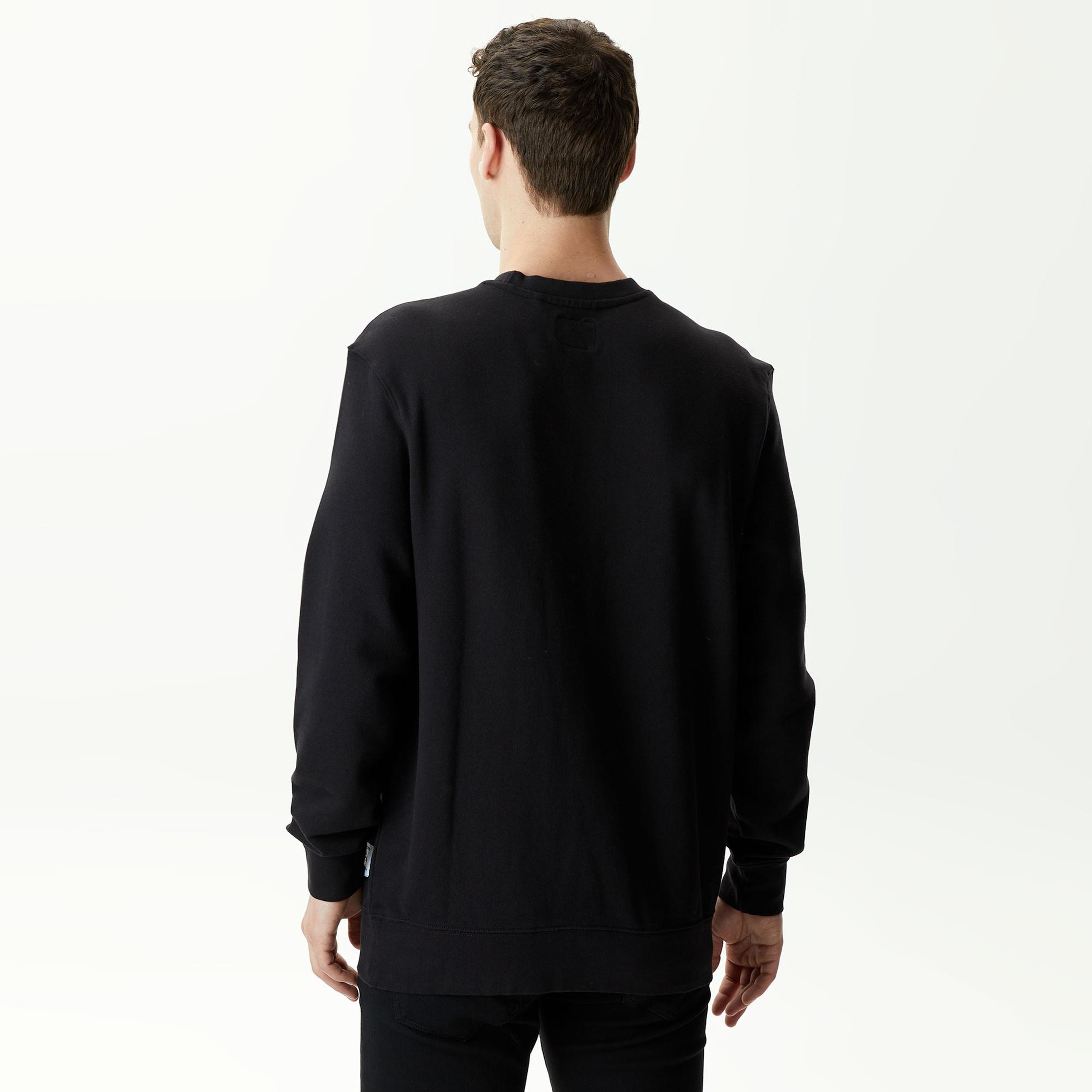 Alpha Industries Essential Crewneck Unisex Siyah Sweatshirt